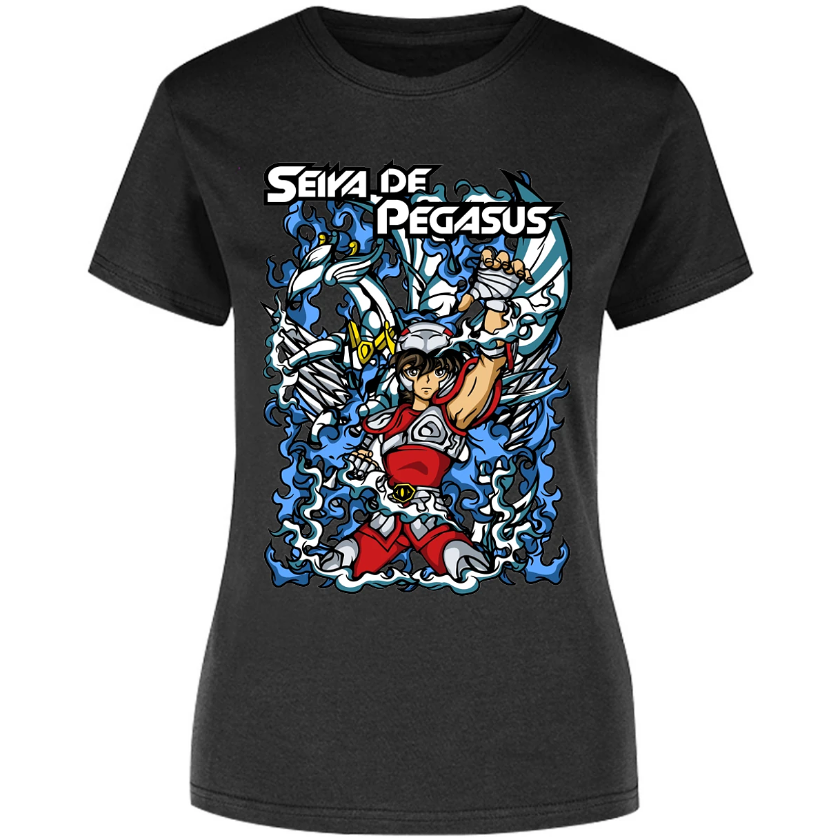 Blusa Saint Seiya Seiya Anime Blusa para Mujer 18