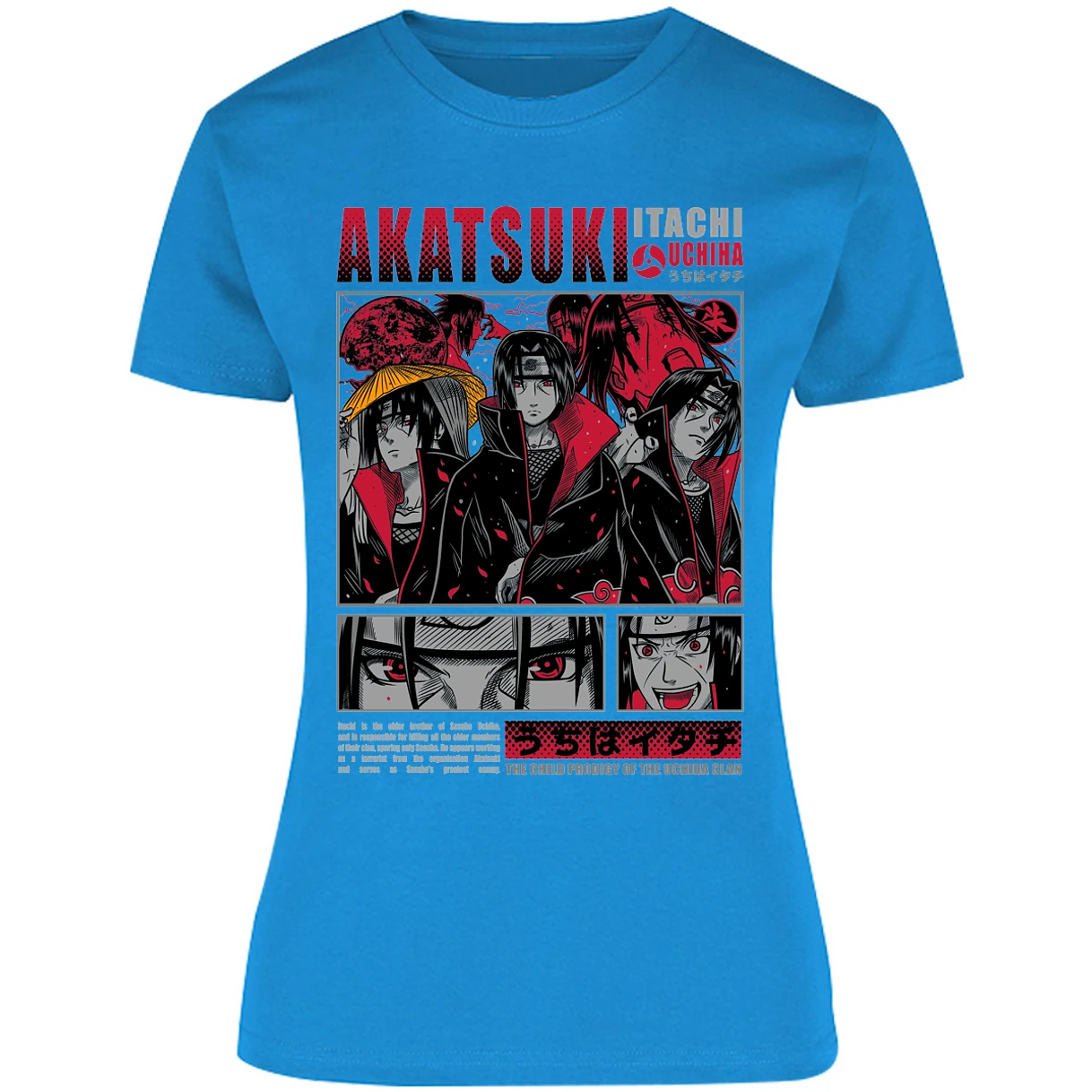 Blusa Naruto Diseo De Itachi Uchiha Blusa para Mujer 18