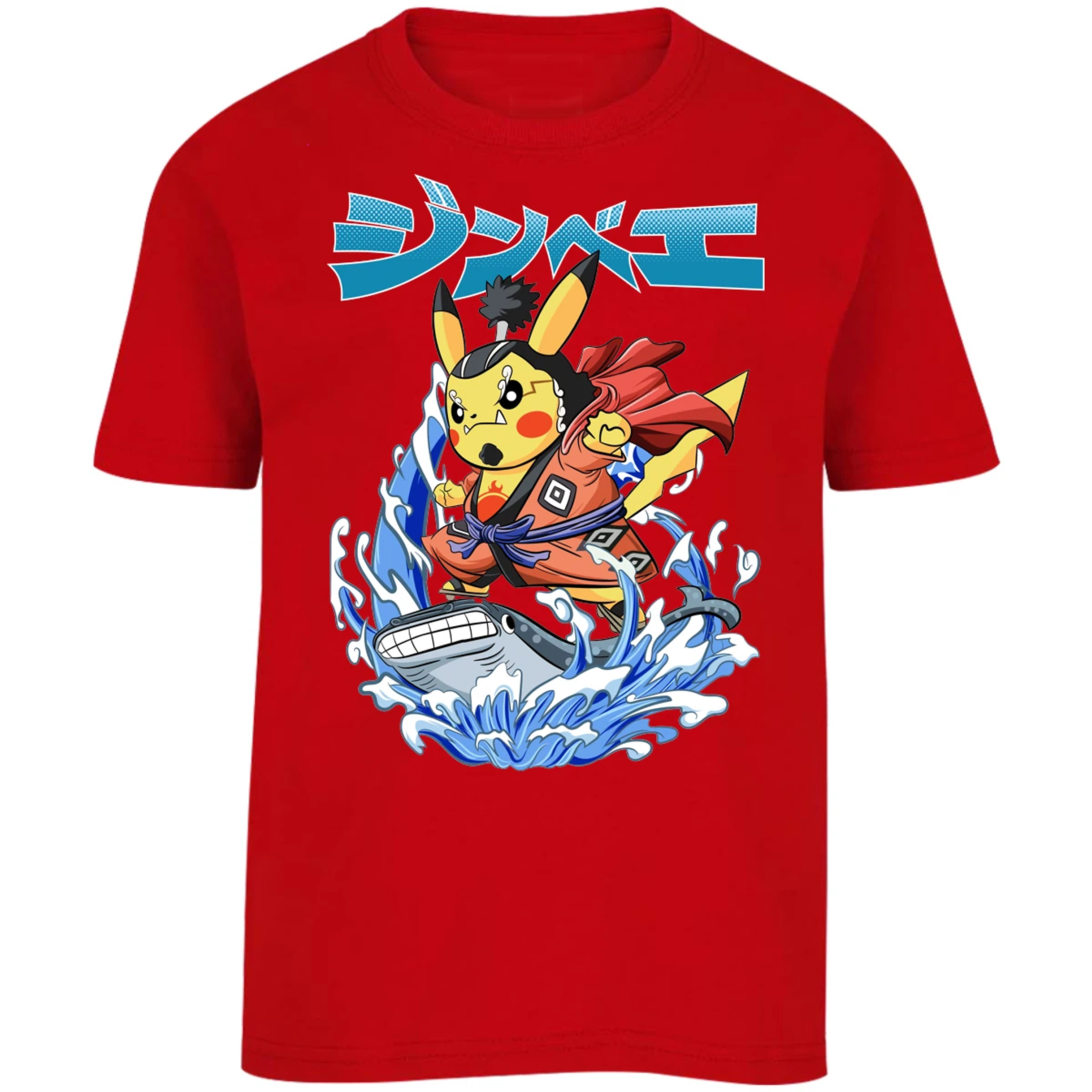 Playera Pokemon Pikachu One Piece para Niño 13