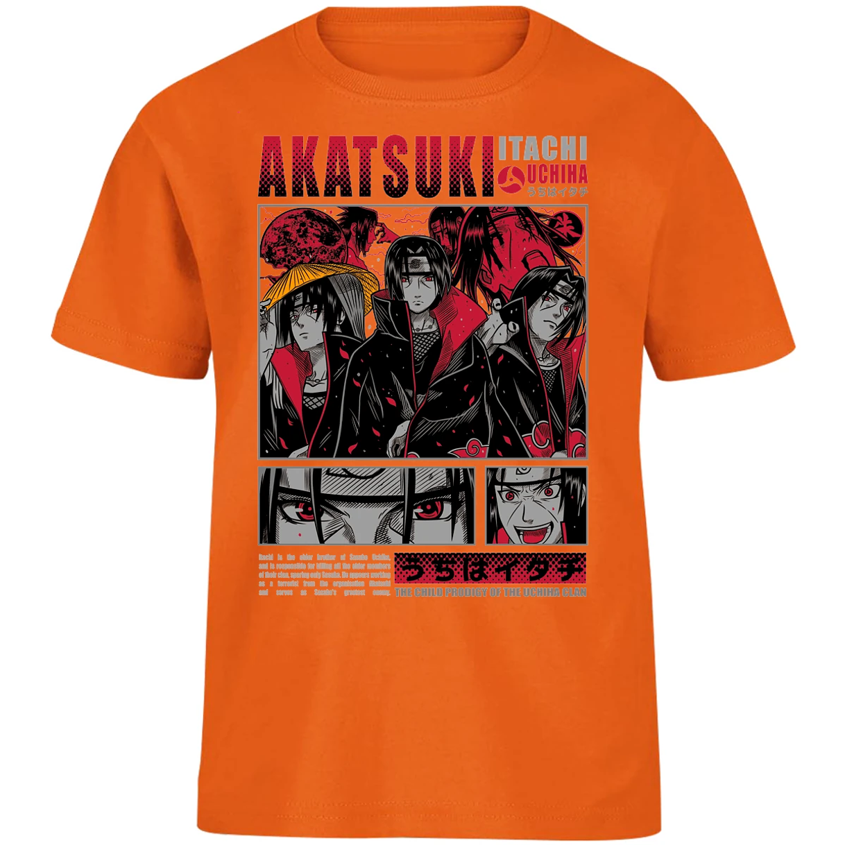 Playera Naruto Diseo De Itachi Uchiha para Niño 5