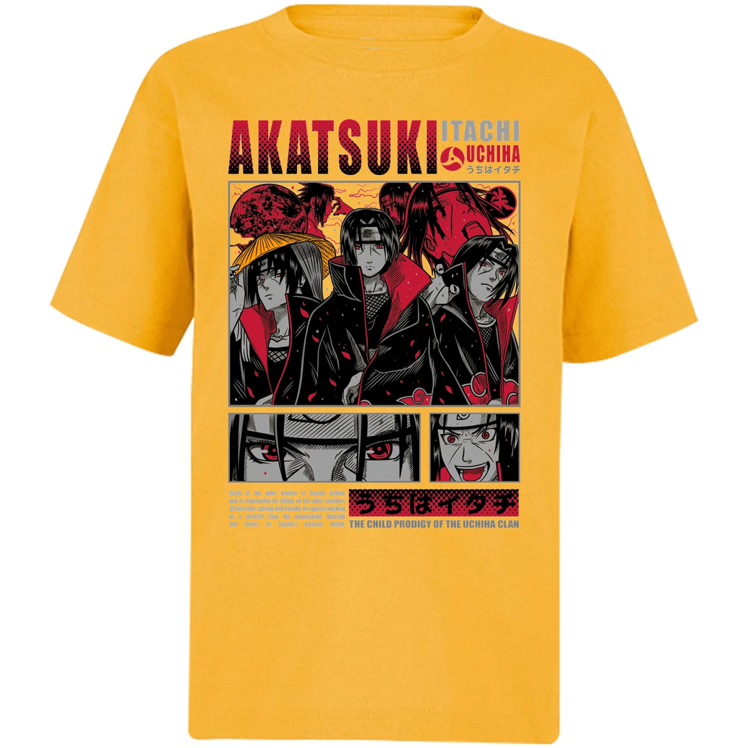 Playera Naruto Diseo De Itachi Uchiha para Niño 8