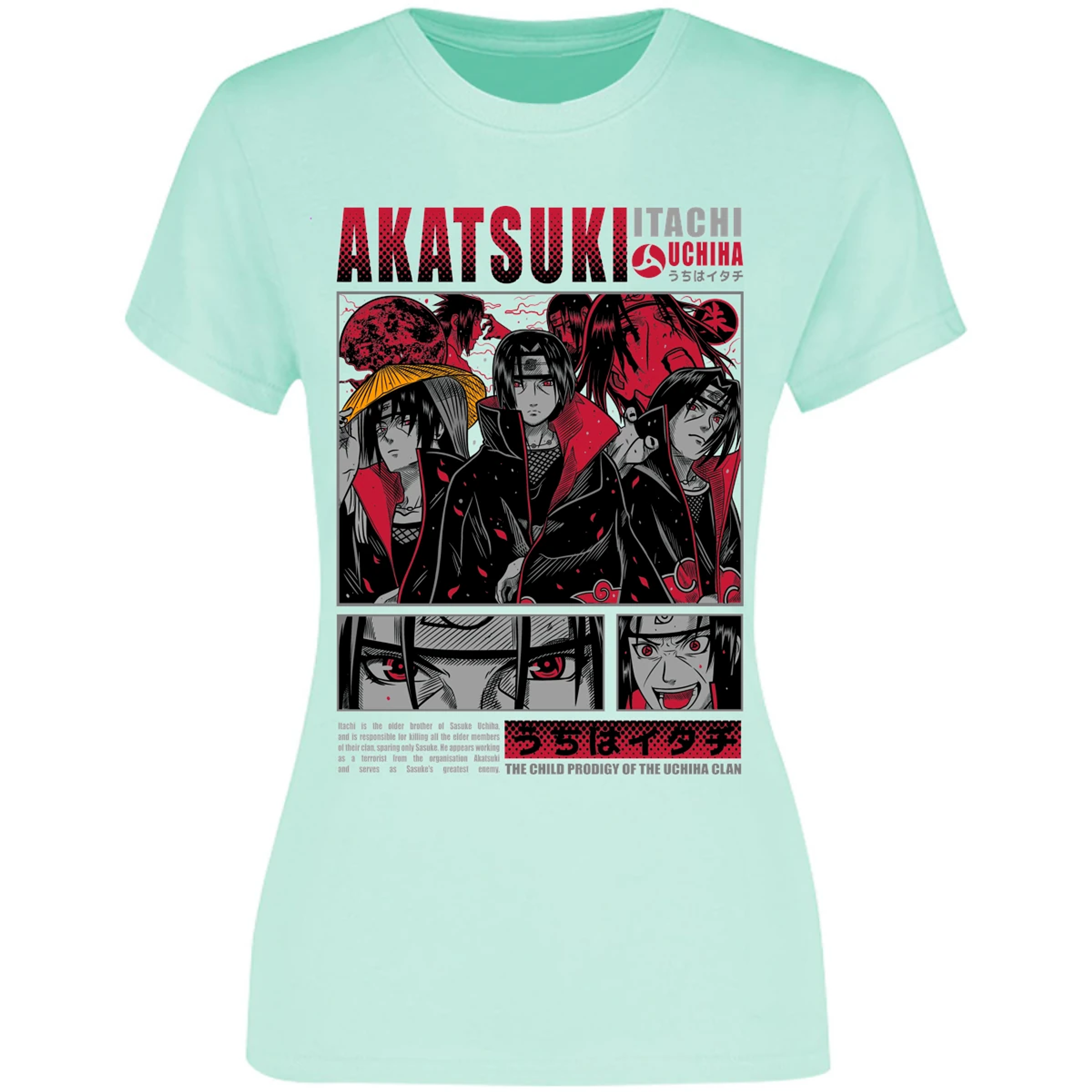 Blusa Naruto Diseo De Itachi Uchiha Blusa para Mujer 14
