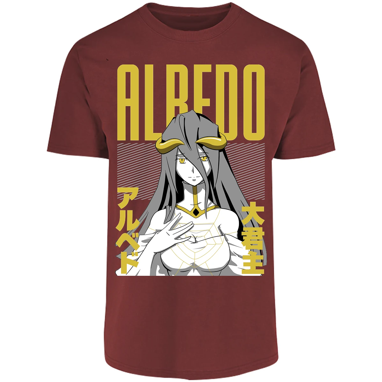 Playera Overlord Anime Albedo para Adulto 13