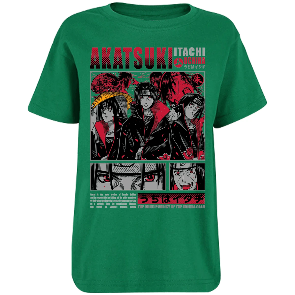 Playera Naruto Diseo De Itachi Uchiha para Niño 13