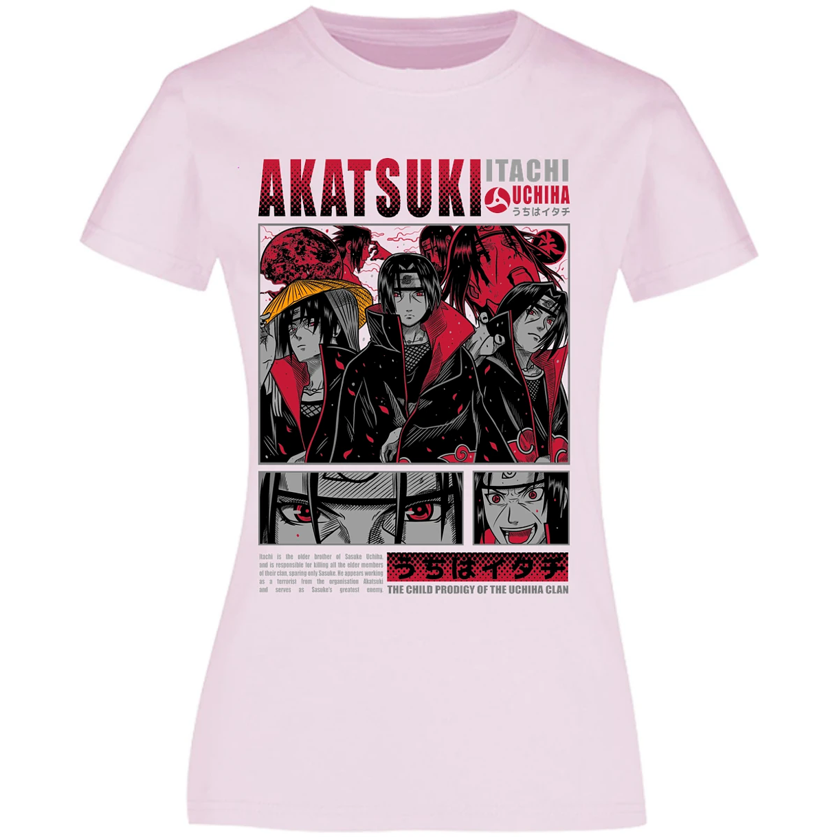 Blusa Naruto Diseo De Itachi Uchiha Blusa para Mujer 13