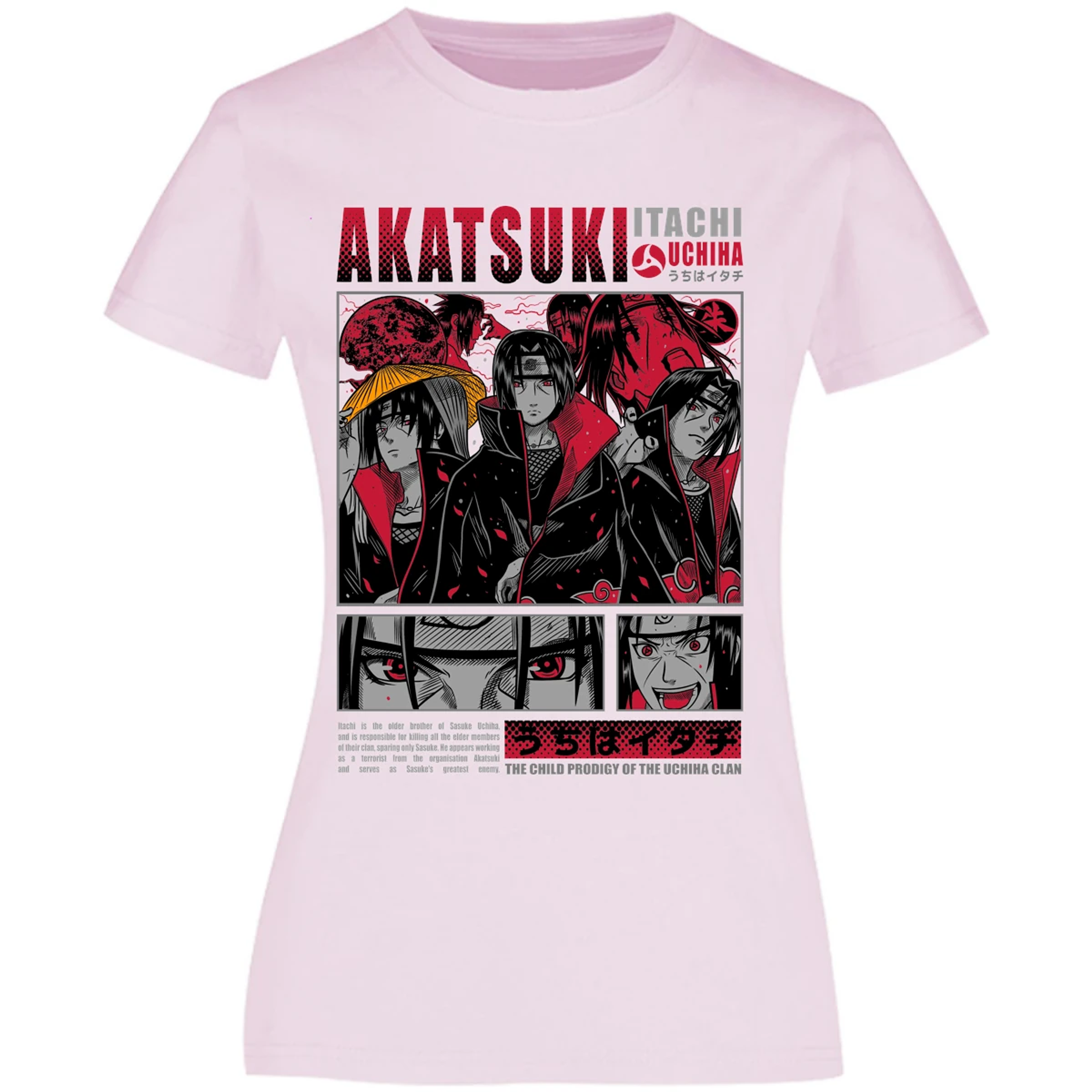 Blusa Naruto Diseo De Itachi Uchiha Blusa para Mujer 13
