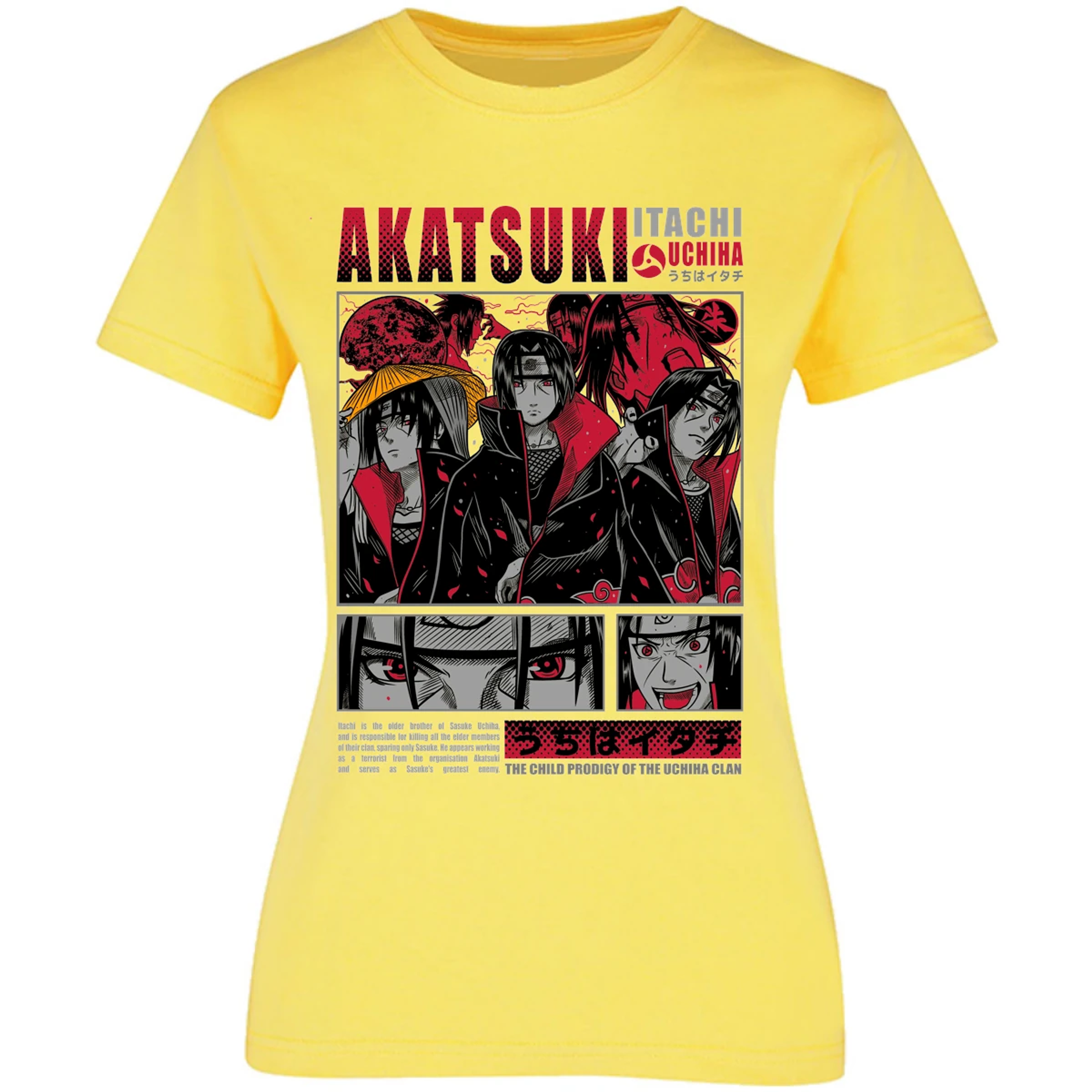 Blusa Naruto Diseo De Itachi Uchiha Blusa para Mujer 16