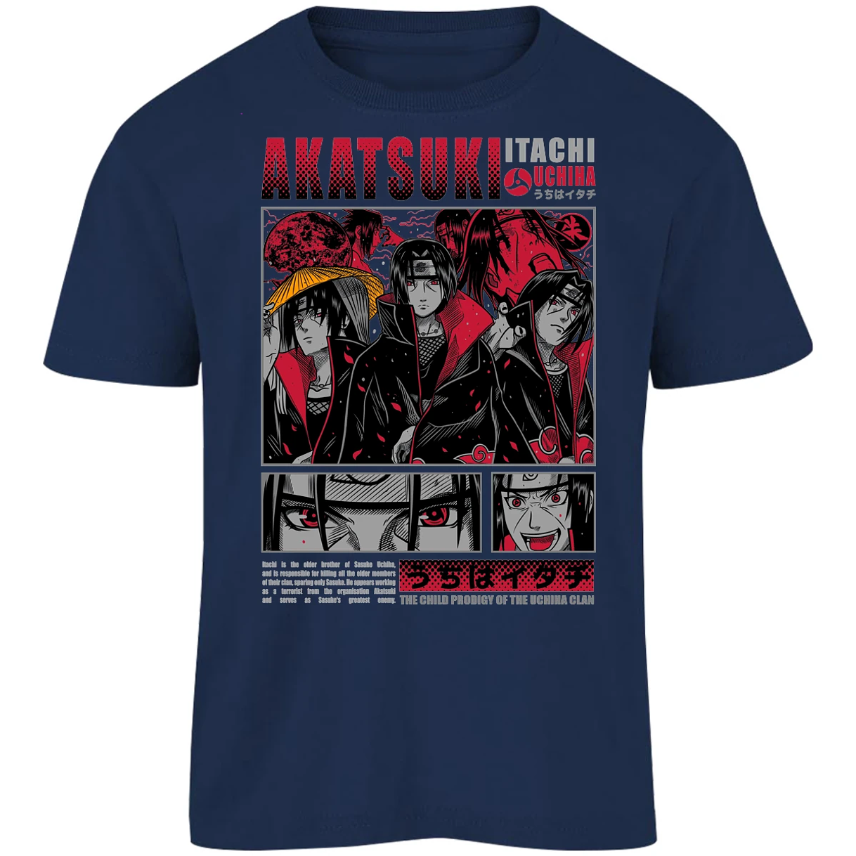 Playera Naruto Diseo De Itachi Uchiha para Niño 15
