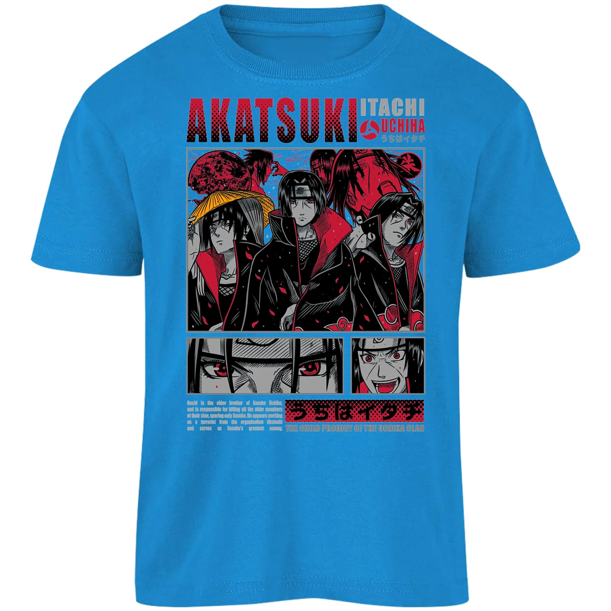 Playera Naruto Diseo De Itachi Uchiha para Niño 17