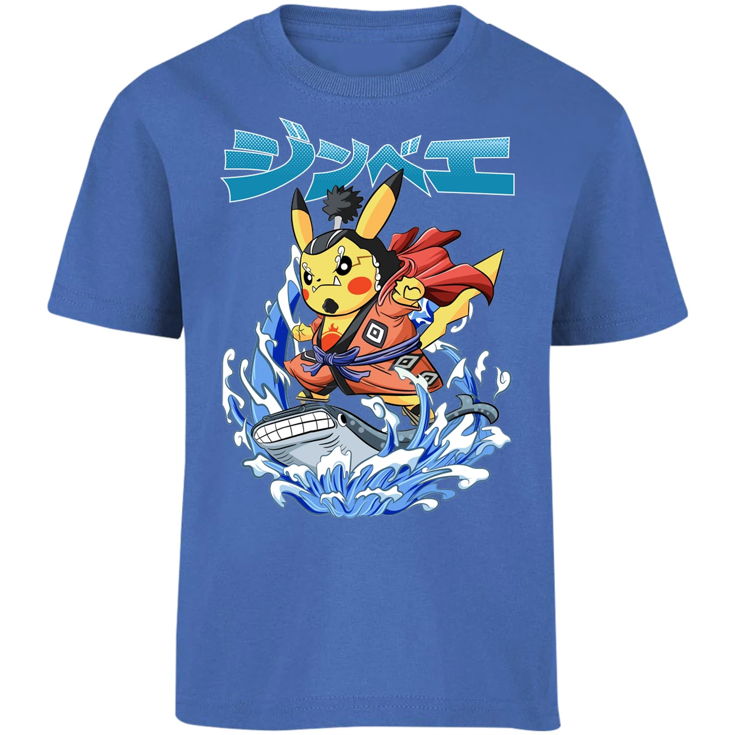 Playera Pokemon Pikachu One Piece para Niño 1