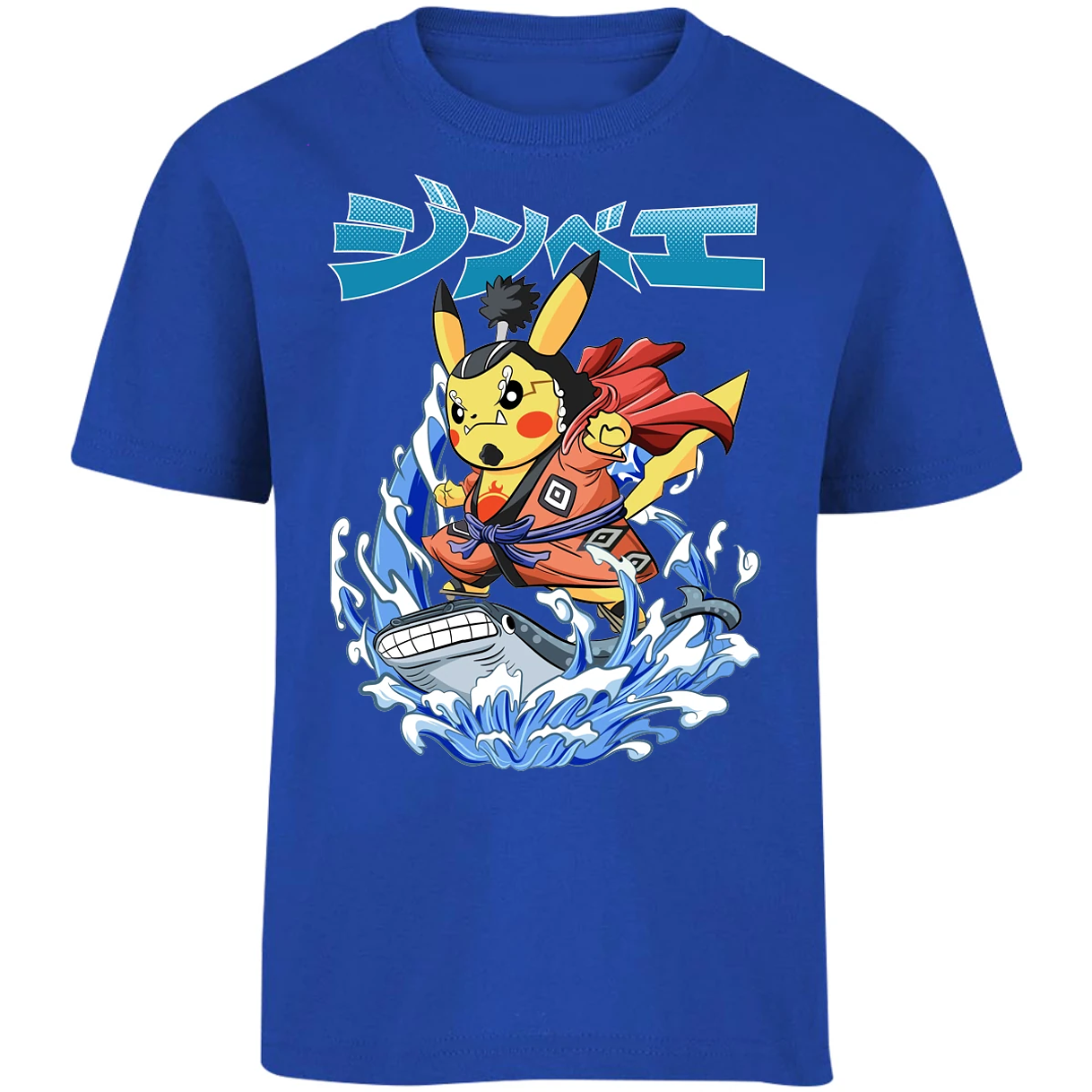 Playera Pokemon Pikachu One Piece para Niño 5