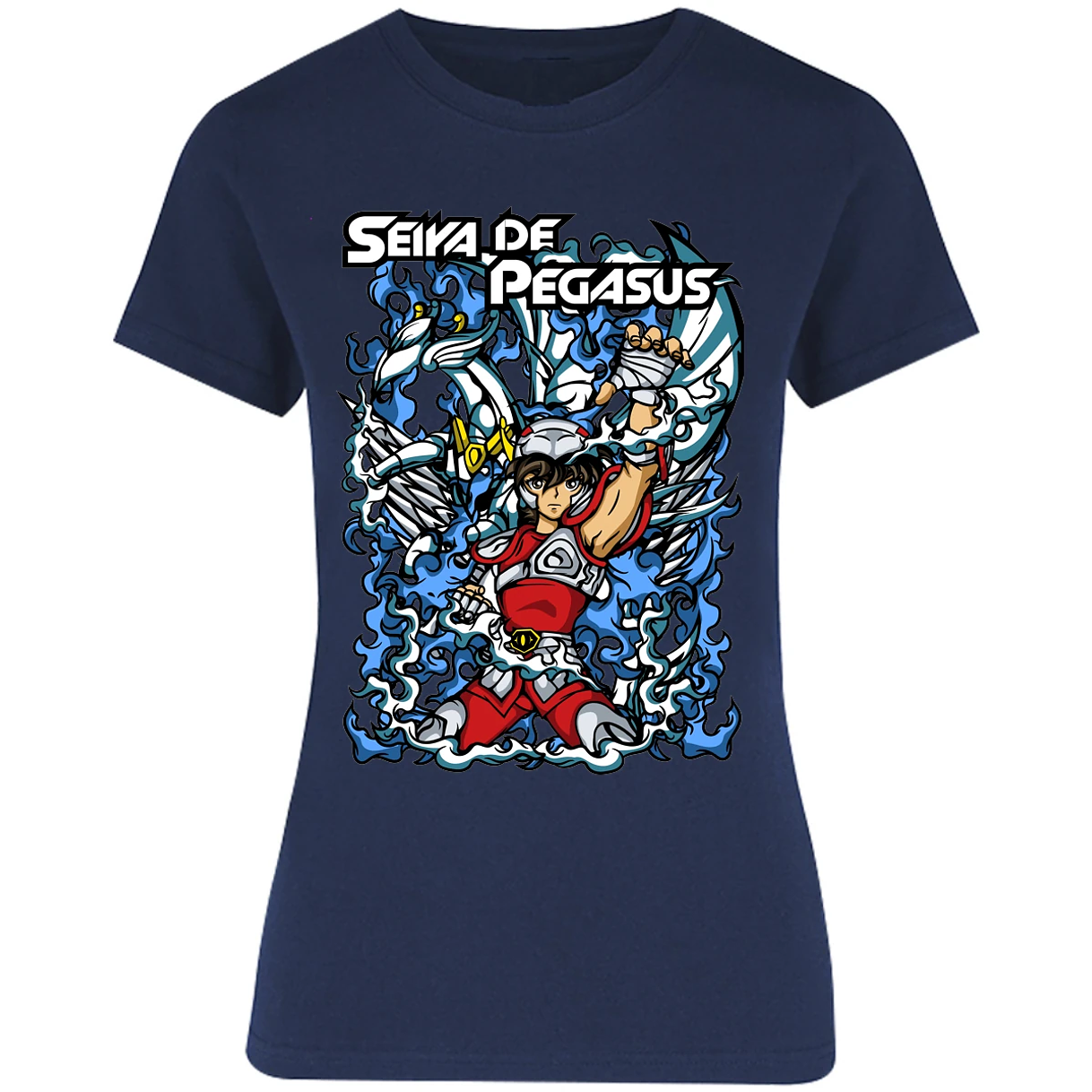 Blusa Saint Seiya Seiya Anime Blusa para Mujer 17