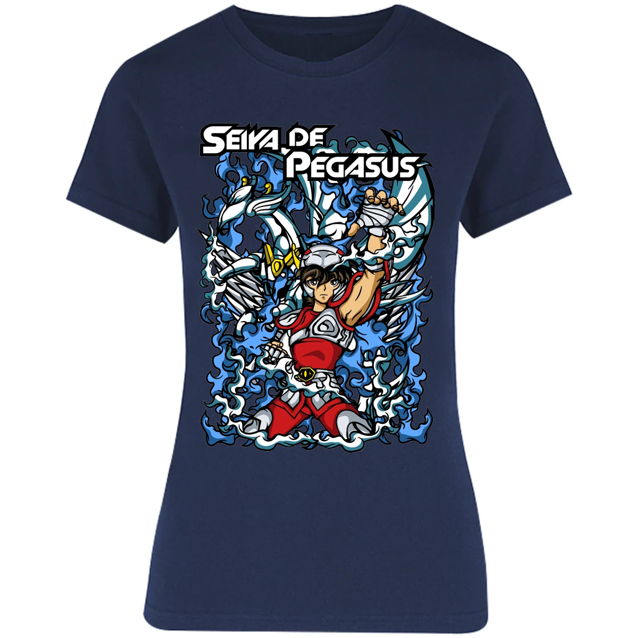Blusa Saint Seiya Seiya Anime Blusa para Mujer 17