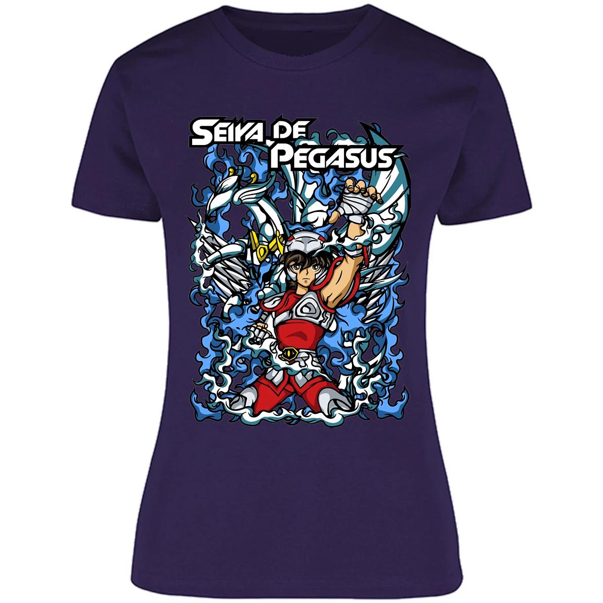 Blusa Saint Seiya Seiya Anime Blusa para Mujer 1