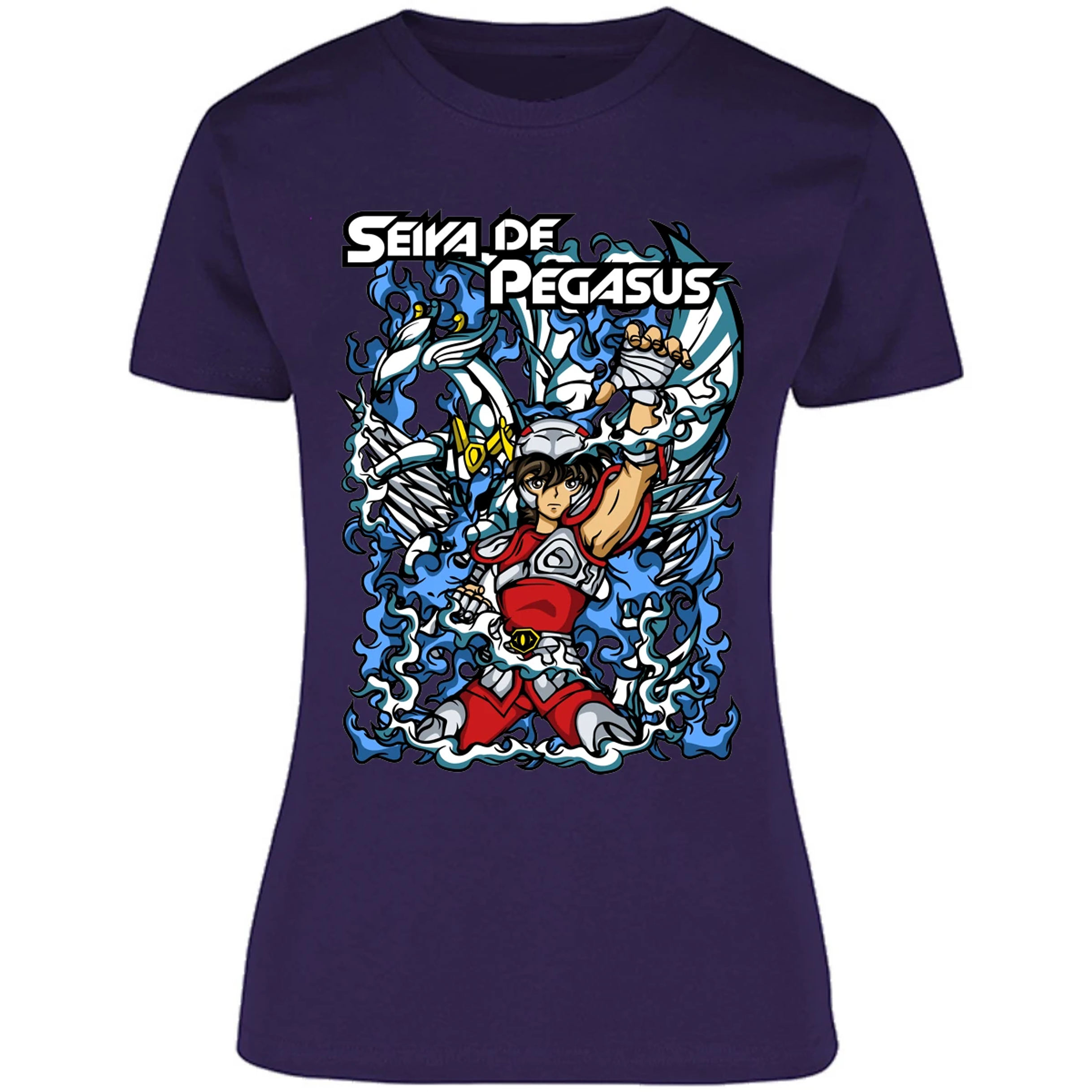 Blusa Saint Seiya Seiya Anime Blusa para Mujer 1