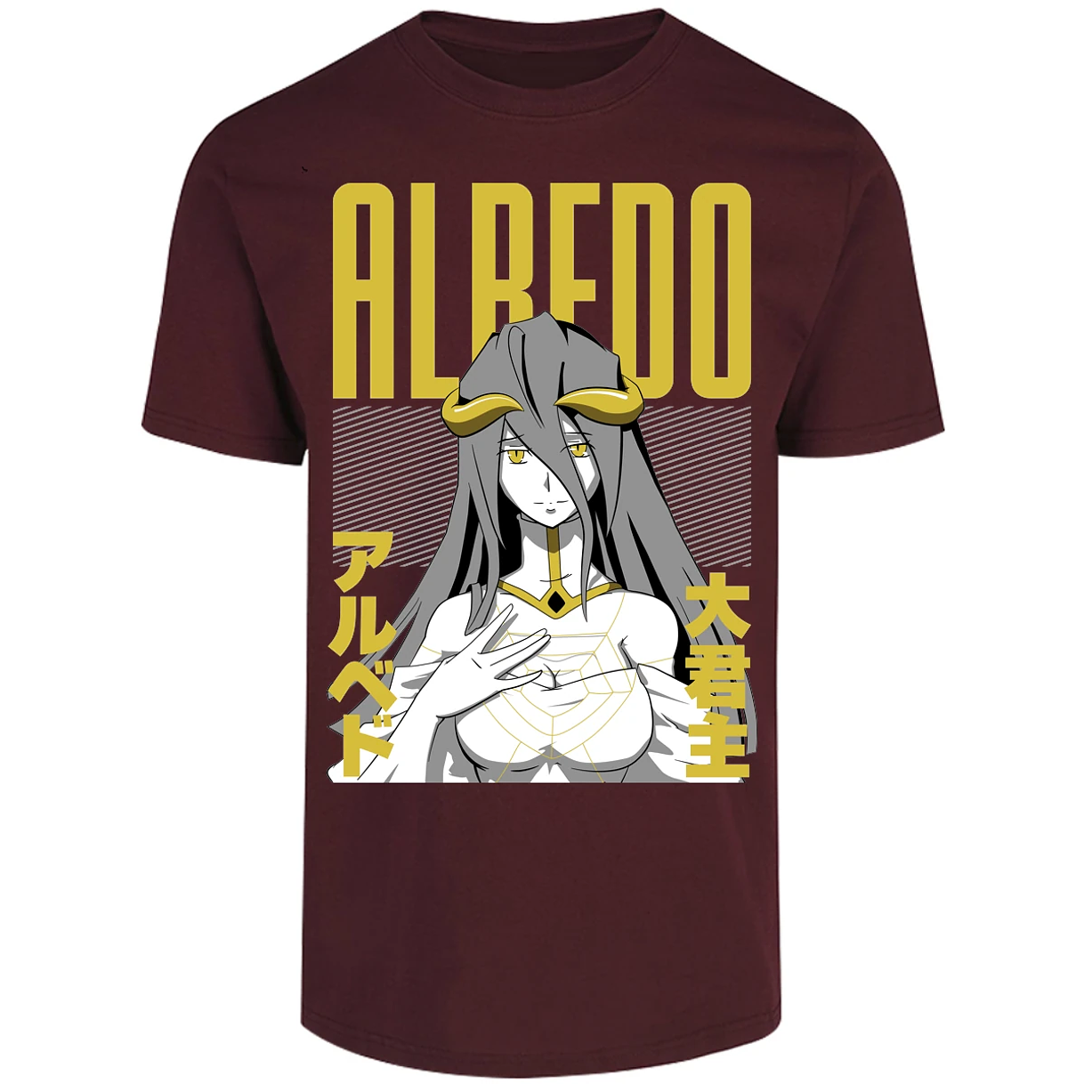 Playera Overlord Anime Albedo para Adulto 9