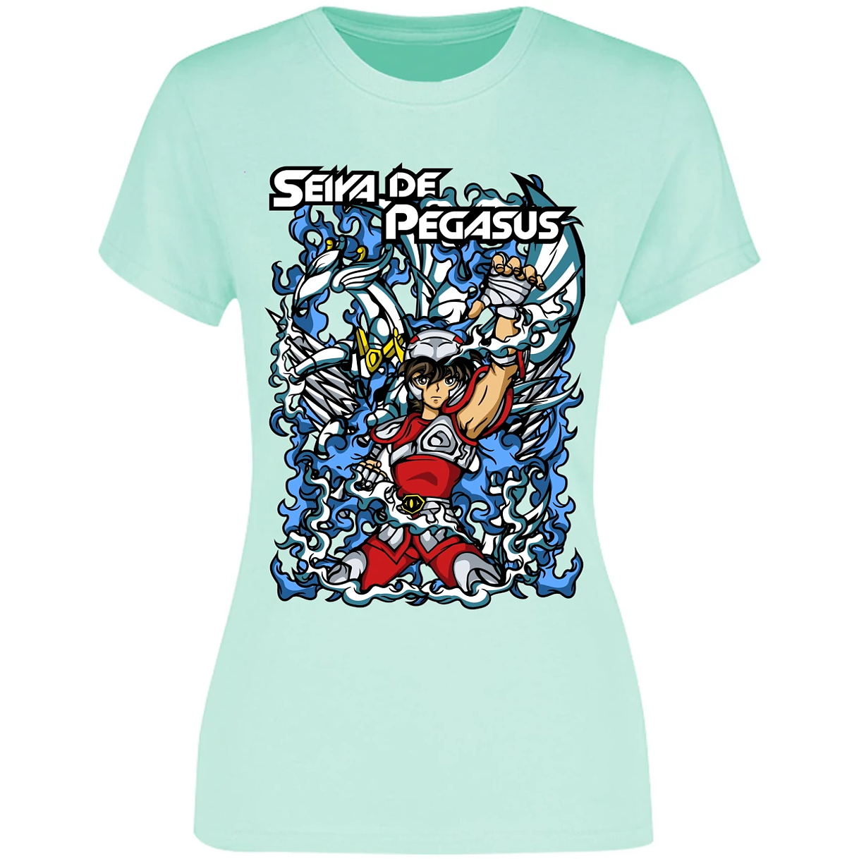 Blusa Saint Seiya Seiya Anime Blusa para Mujer 2