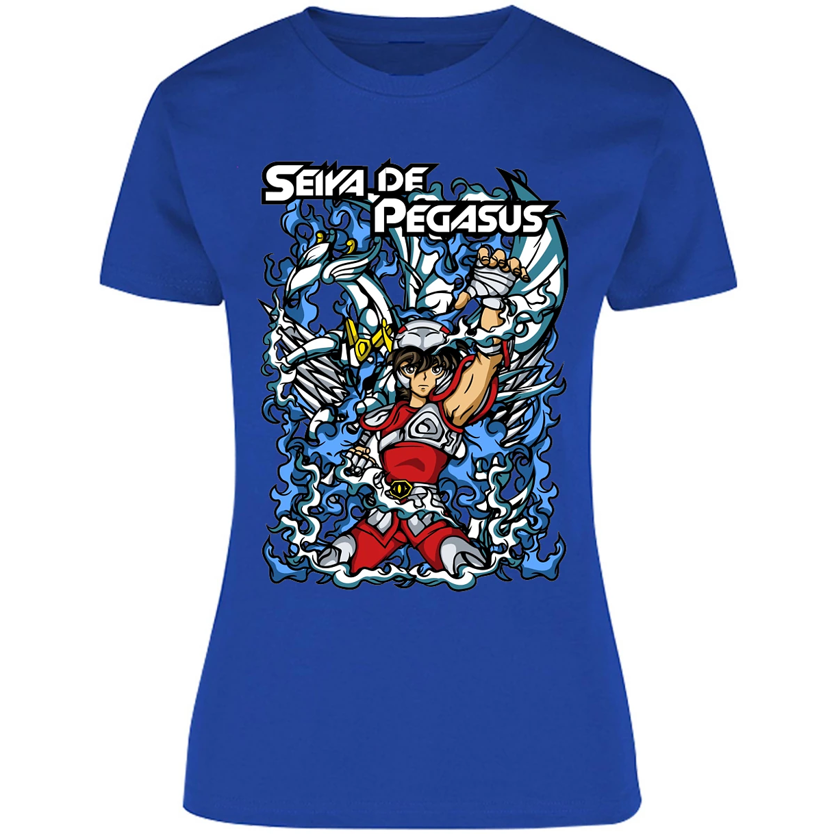 Blusa Saint Seiya Seiya Anime Blusa para Mujer 7
