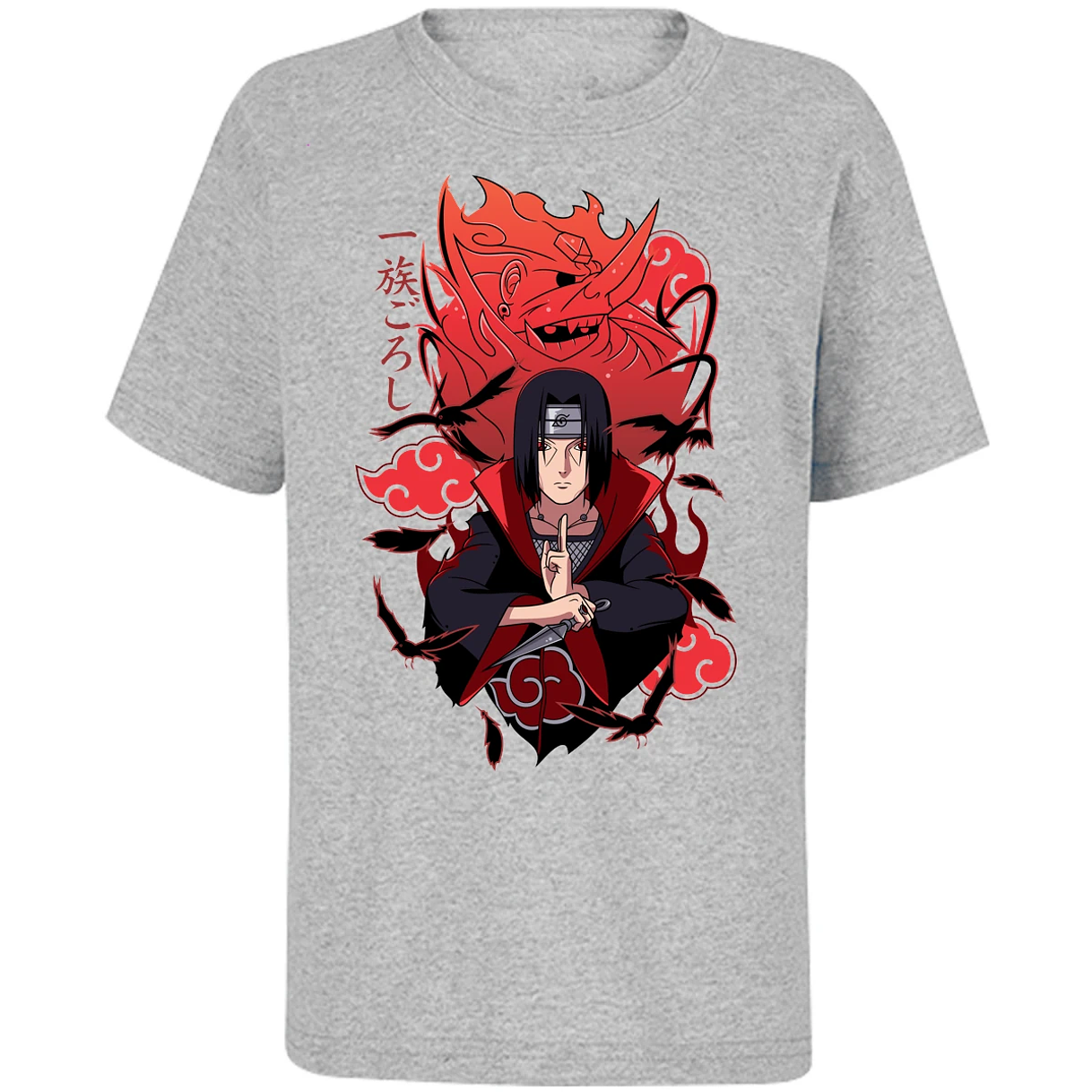 Playera Naruto Itachi Anime para Niño 17