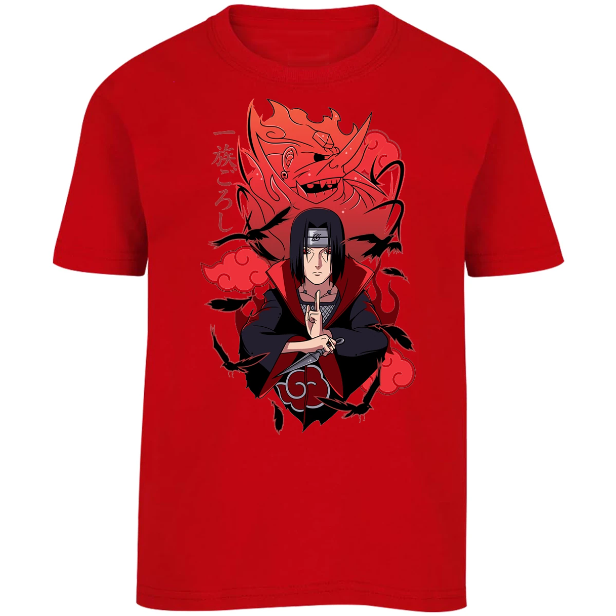 Playera Naruto Itachi Anime para Niño 7