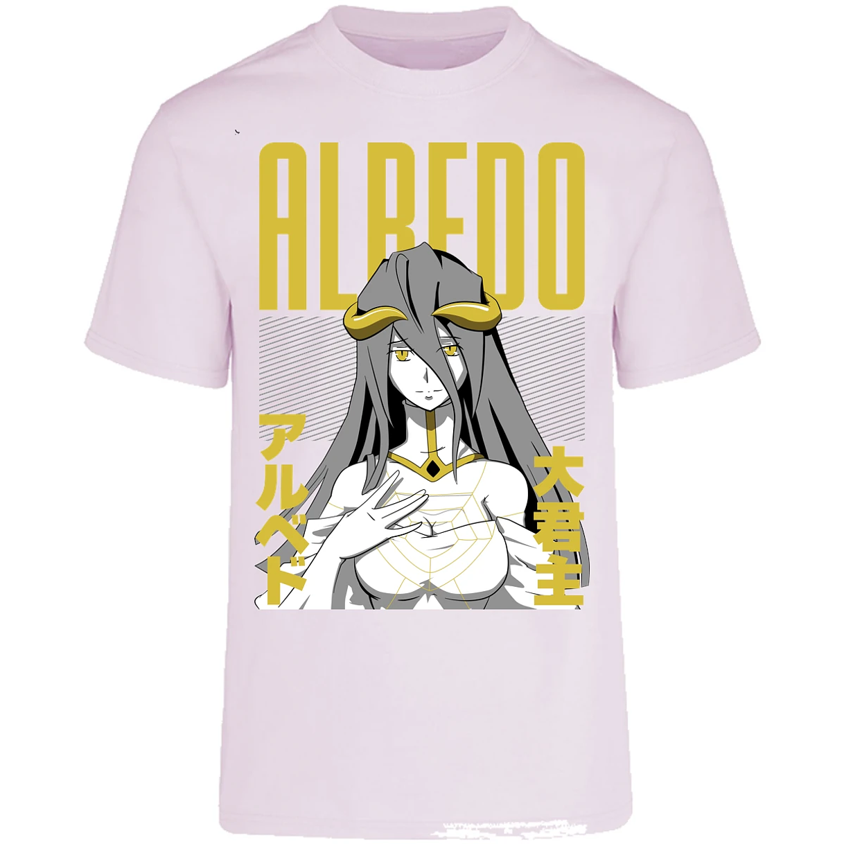 Playera Overlord Anime Albedo para Adulto 11