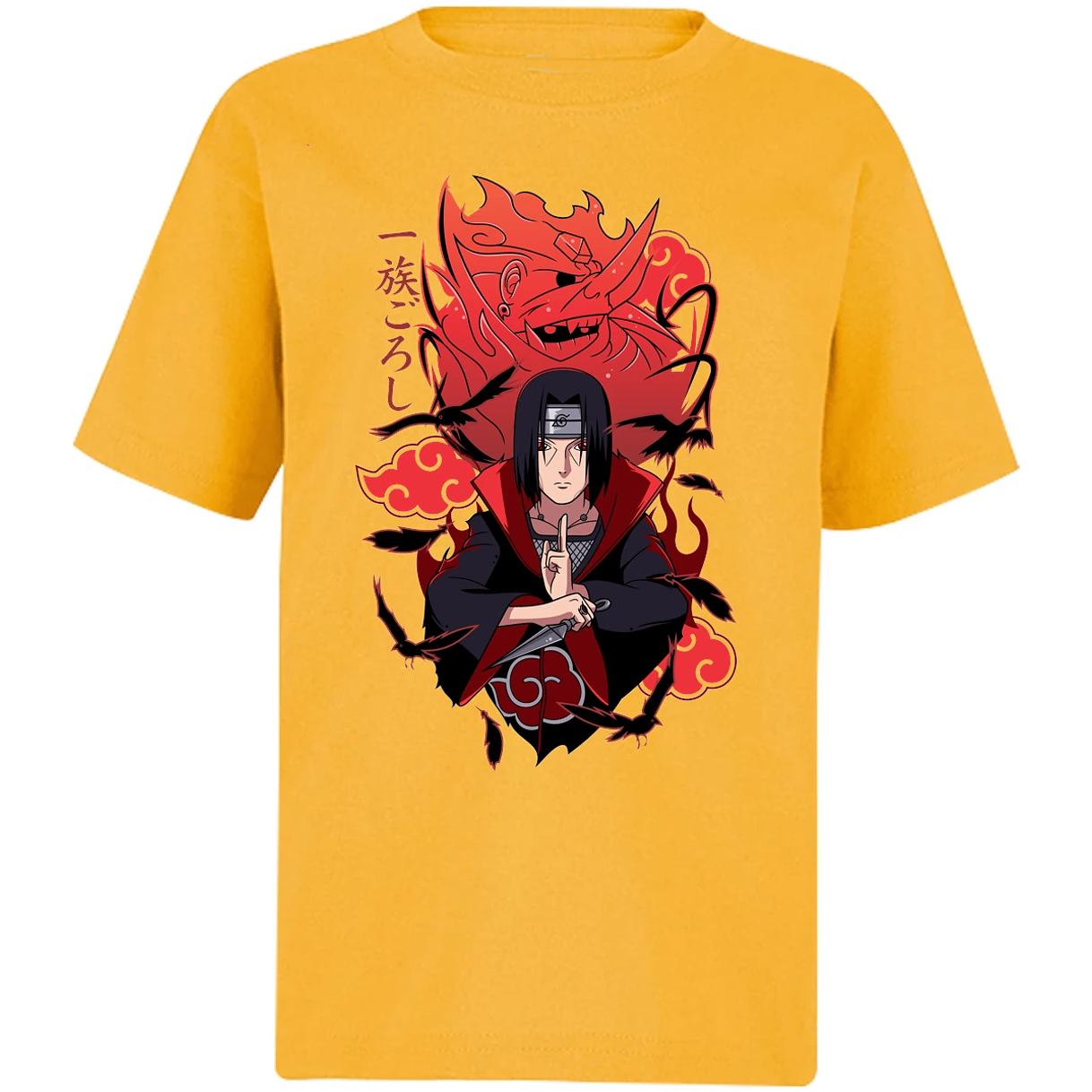 Playera Naruto Itachi Anime para Niño 4