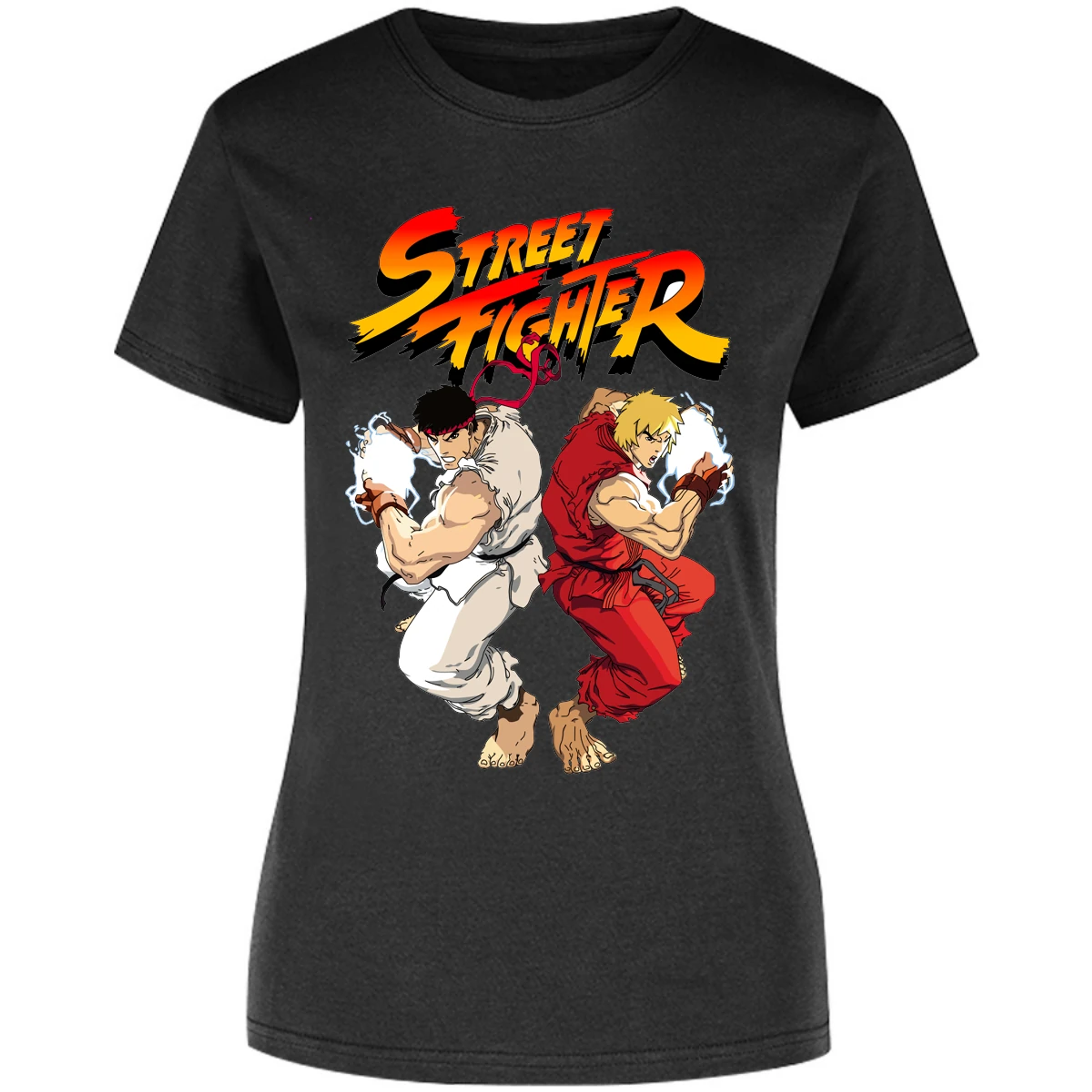 Blusa Street Fighter Ryu Y Ken Blusa para Mujer 4