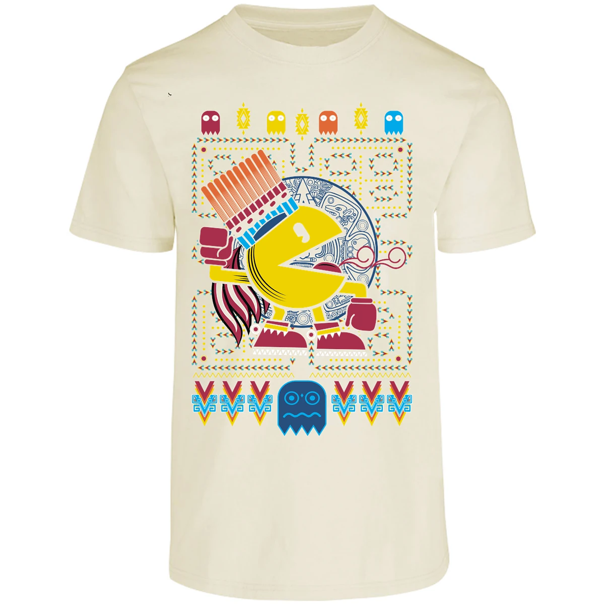 Playera Pacman Pacman Prehispanico para Adulto 5