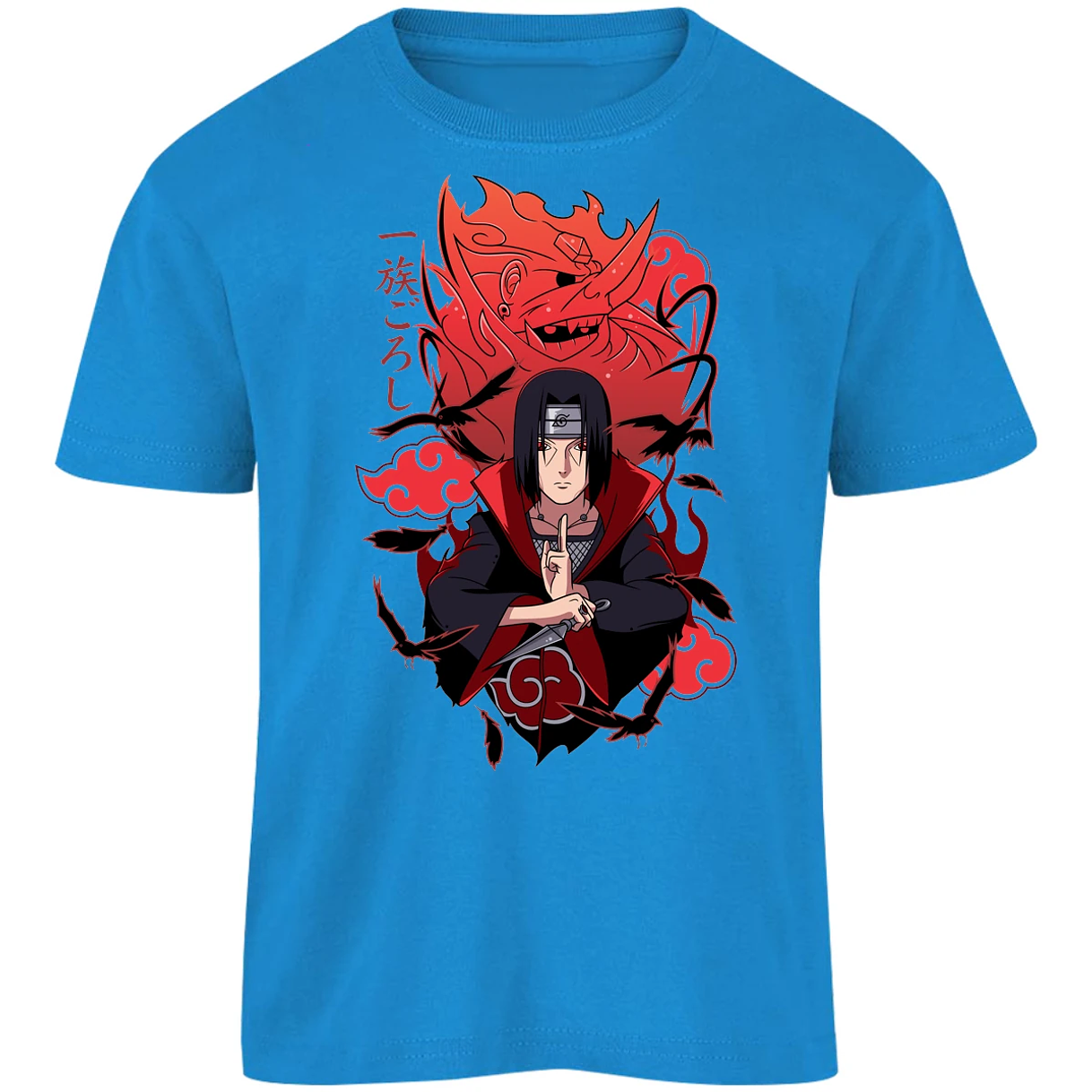 Playera Naruto Itachi Anime para Niño 2