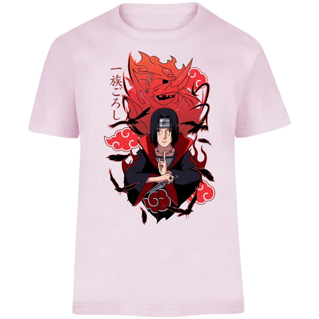 Playera Naruto Itachi Anime para Niño 5