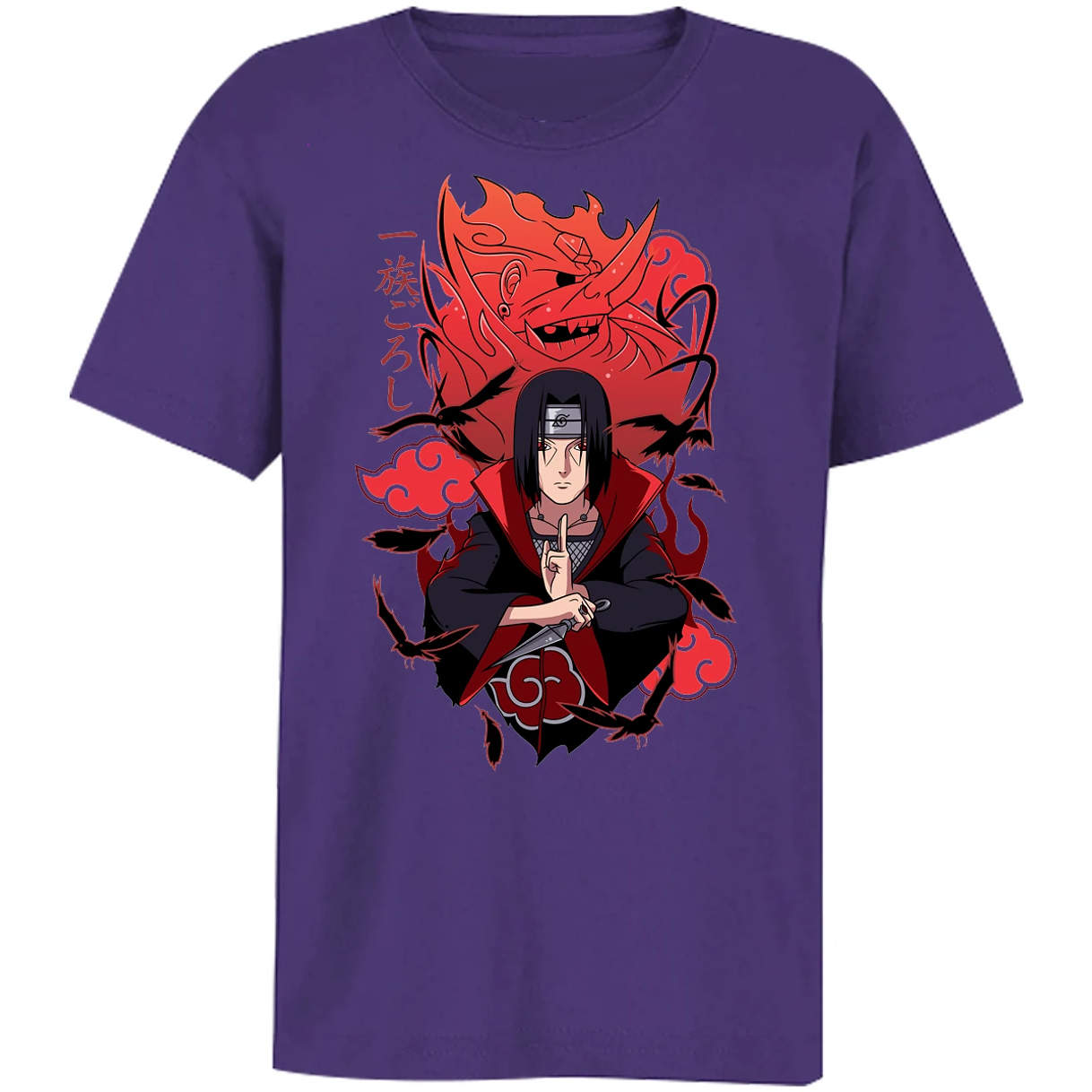 Playera Naruto Itachi Anime para Niño 12