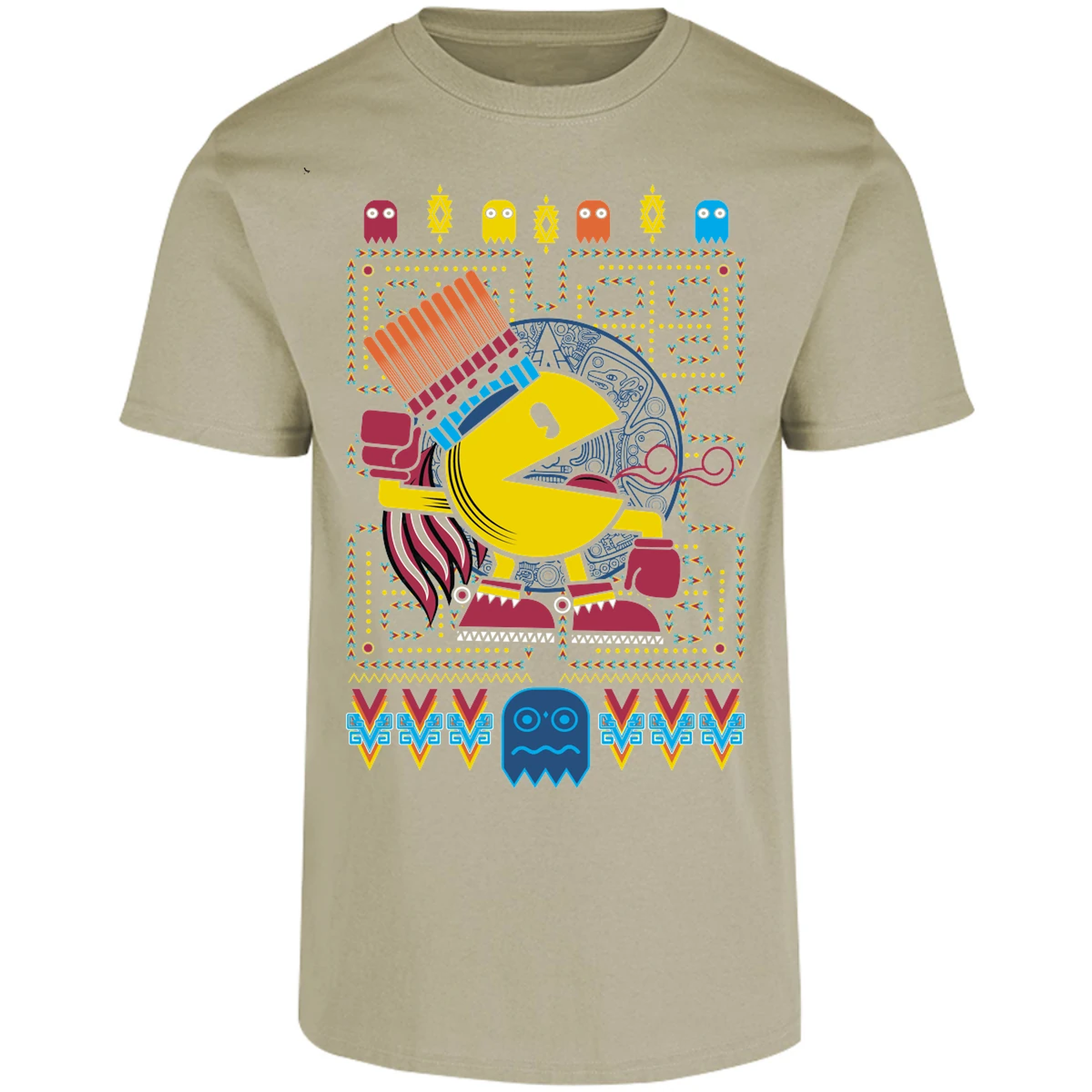 Playera Pacman Pacman Prehispanico para Adulto 14
