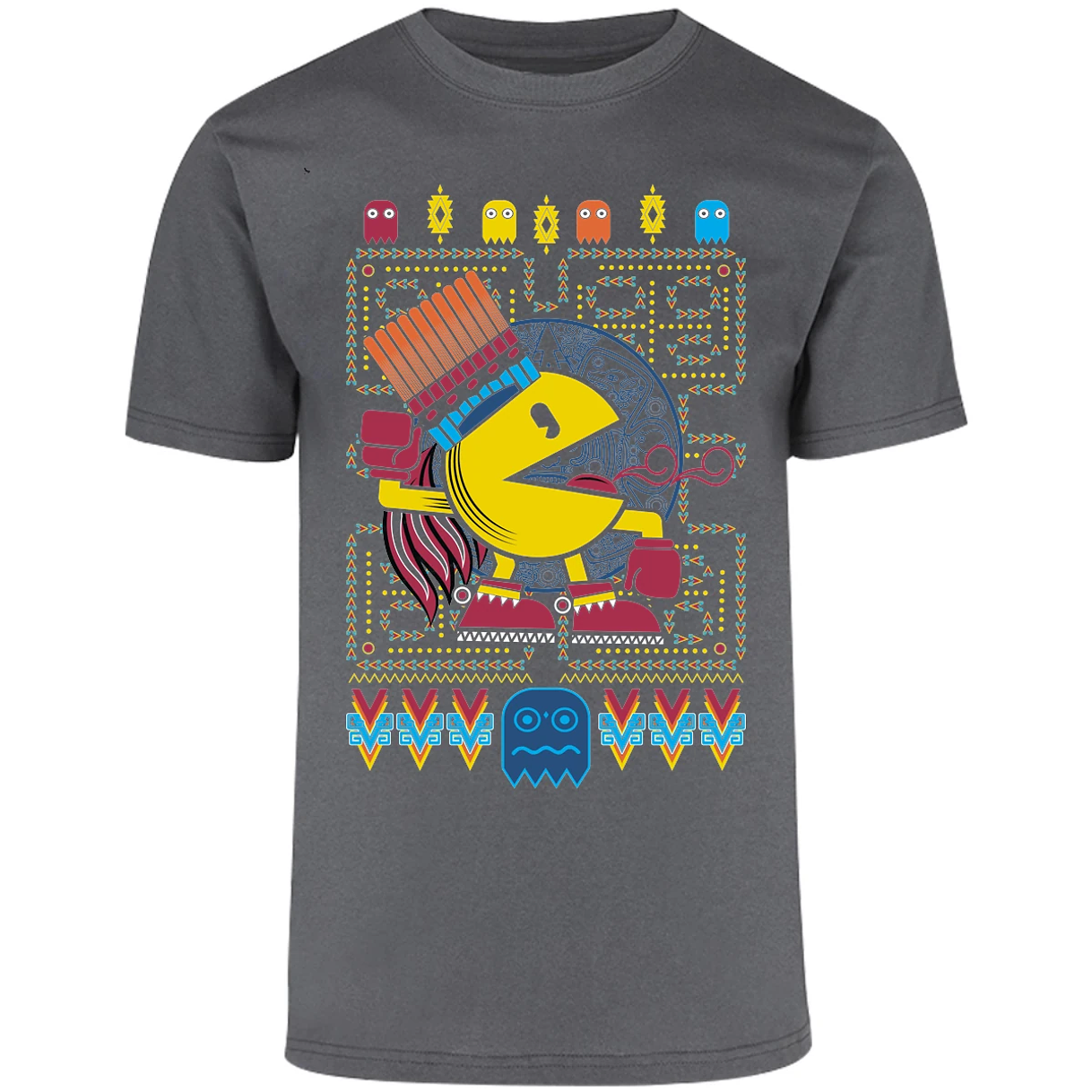 Playera Pacman Pacman Prehispanico para Adulto 3