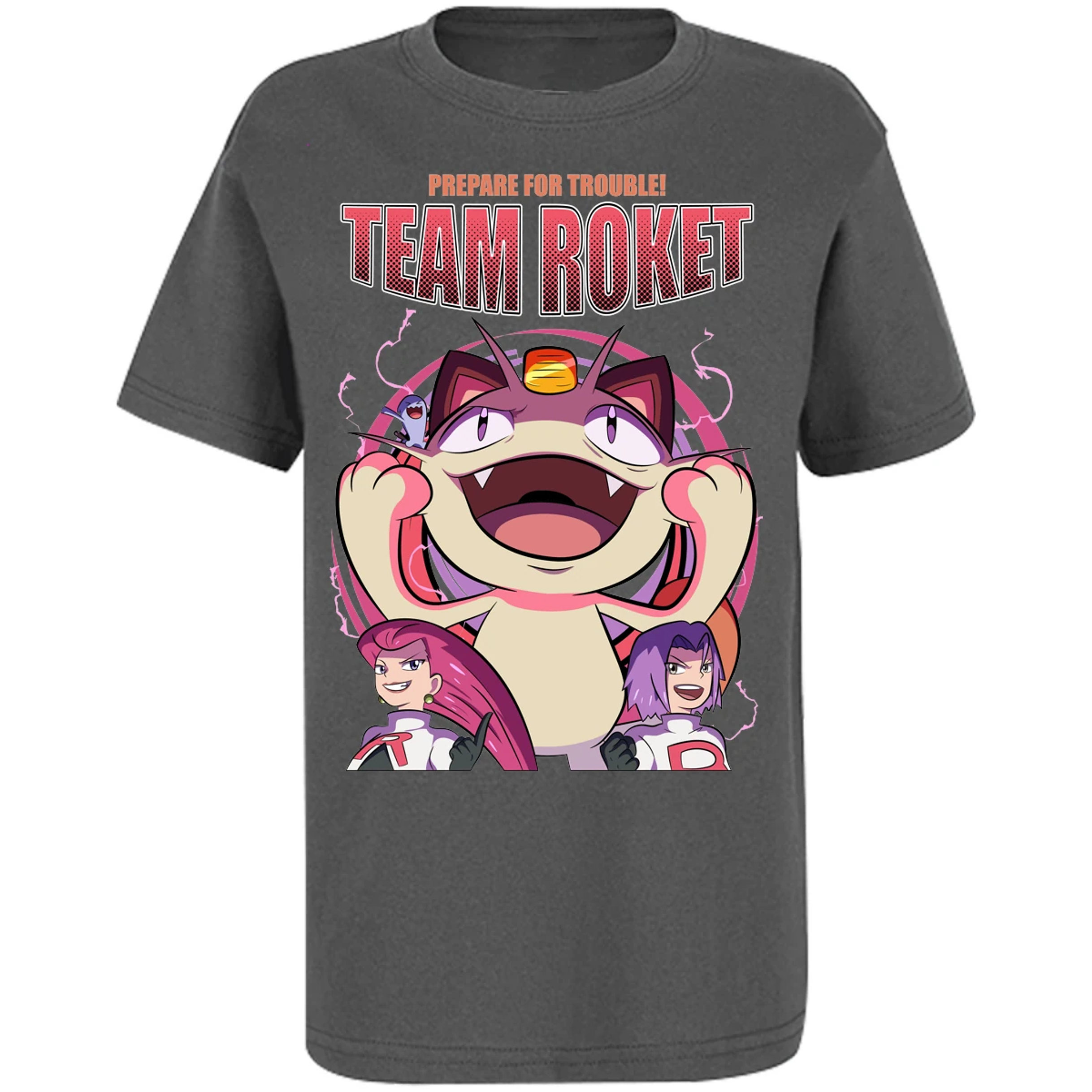Playera Pokemon Team Rocket para Niño 14
