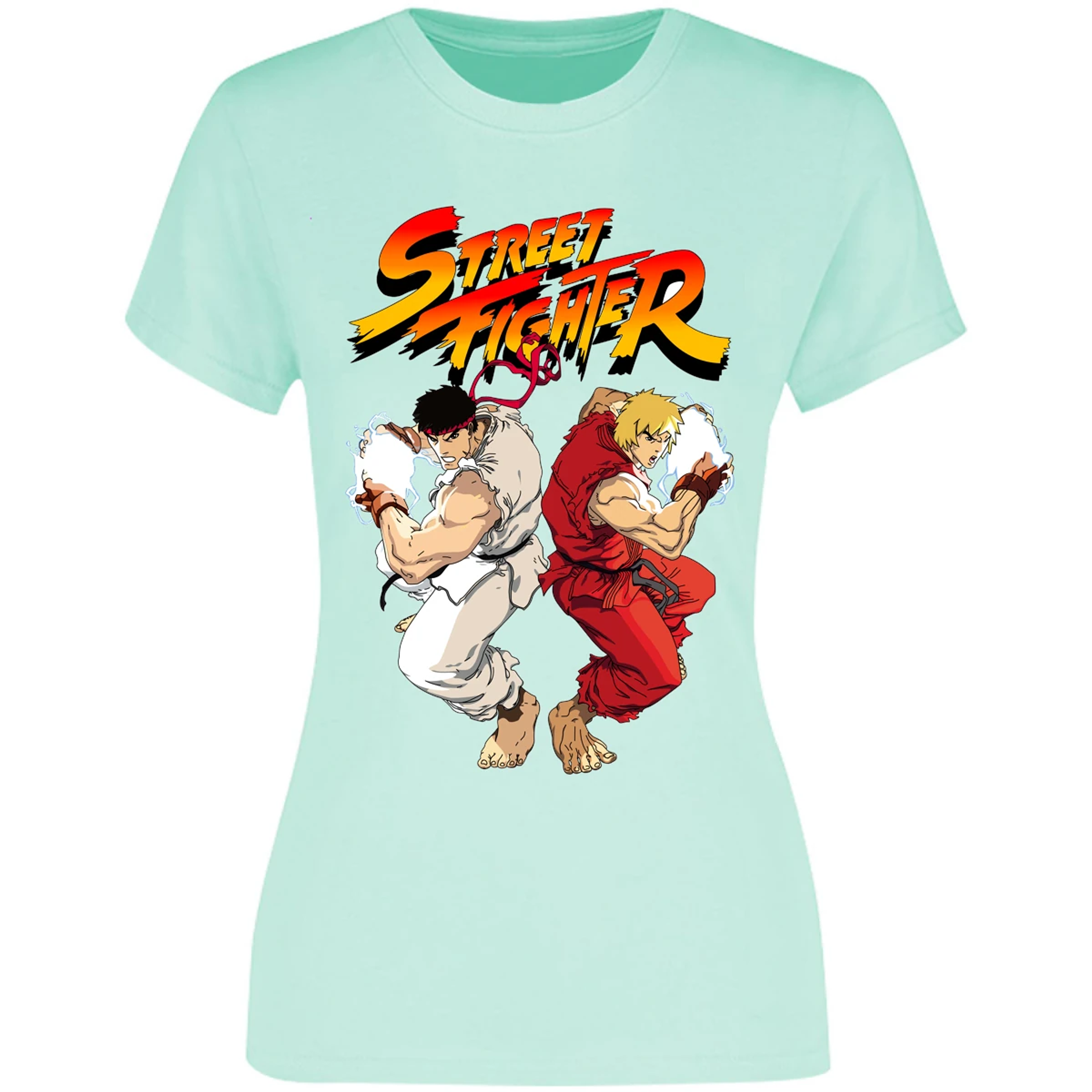 Blusa Street Fighter Ryu Y Ken Blusa para Mujer 2