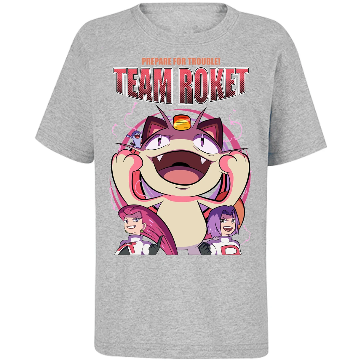 Playera Pokemon Team Rocket para Niño 1