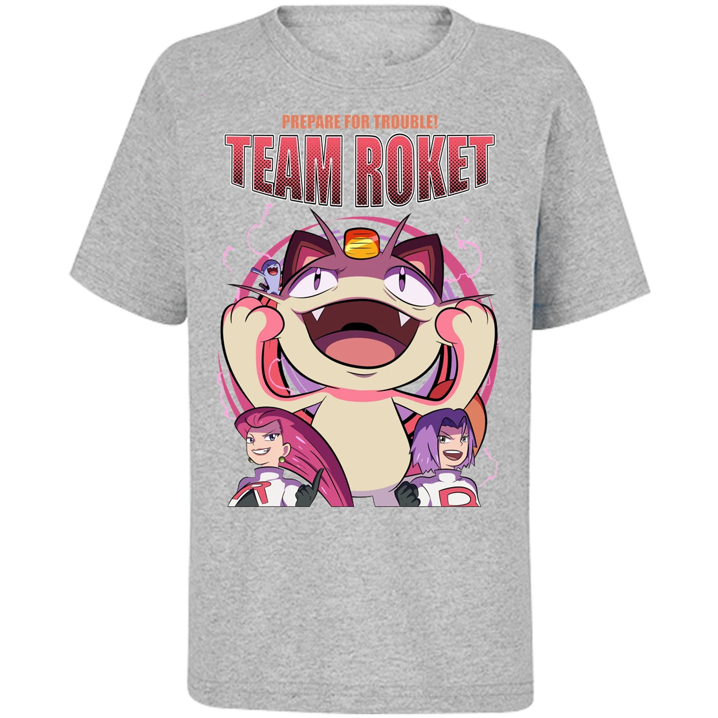 Playera Pokemon Team Rocket para Niño 1