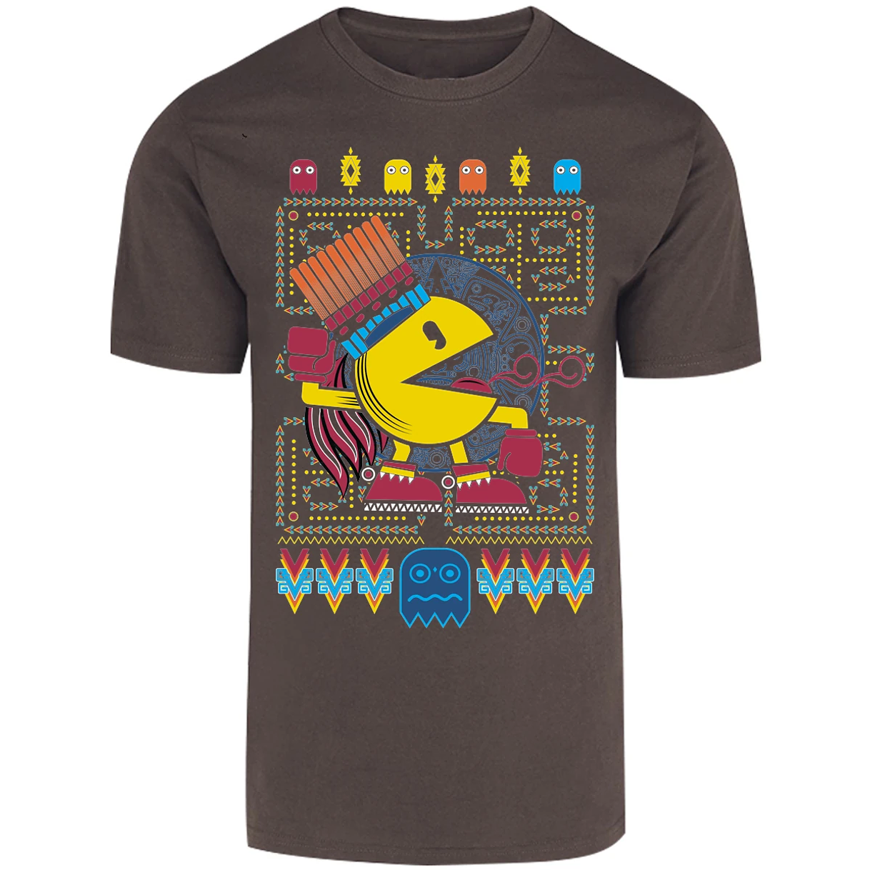 Playera Pacman Pacman Prehispanico para Adulto 17