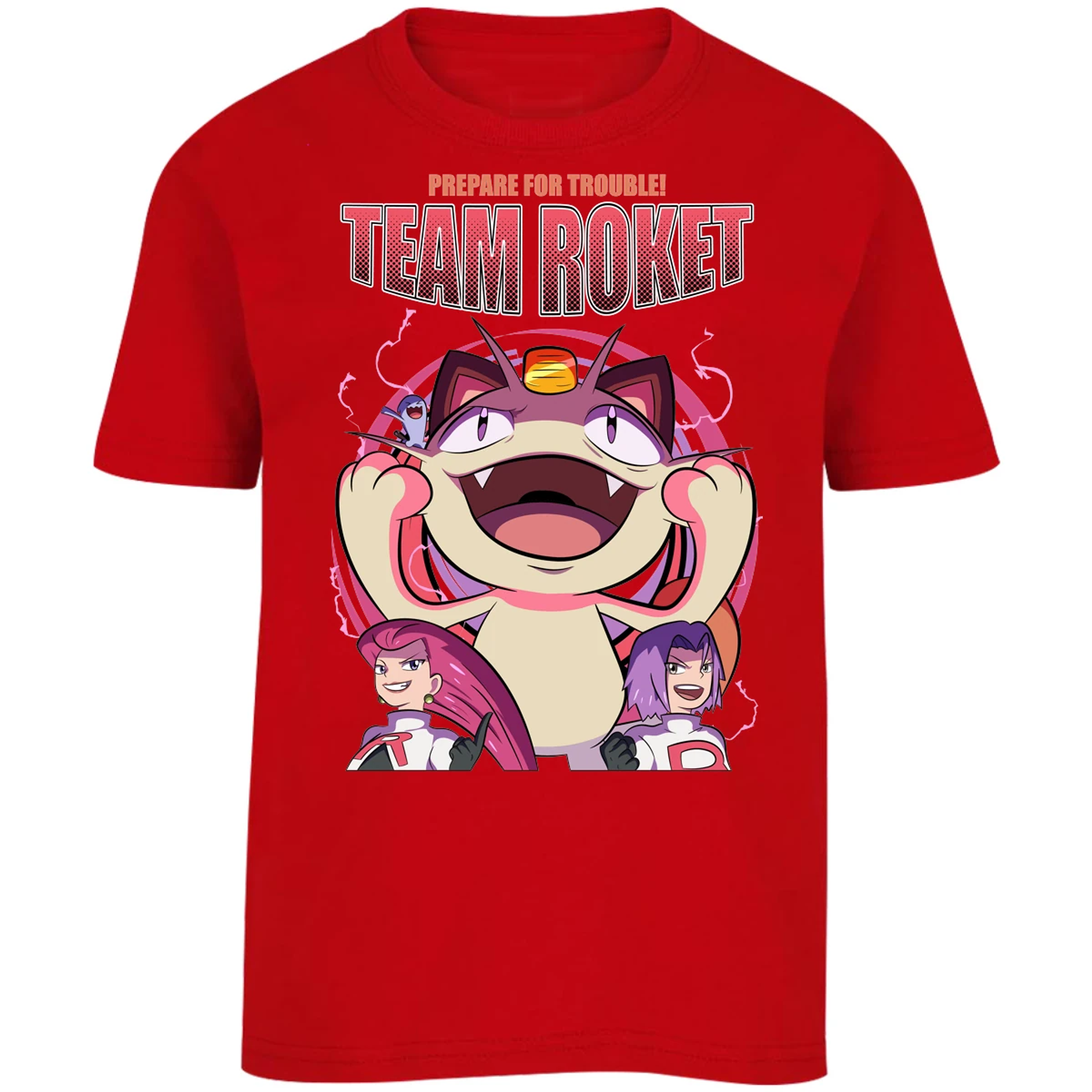 Playera Pokemon Team Rocket para Niño 2