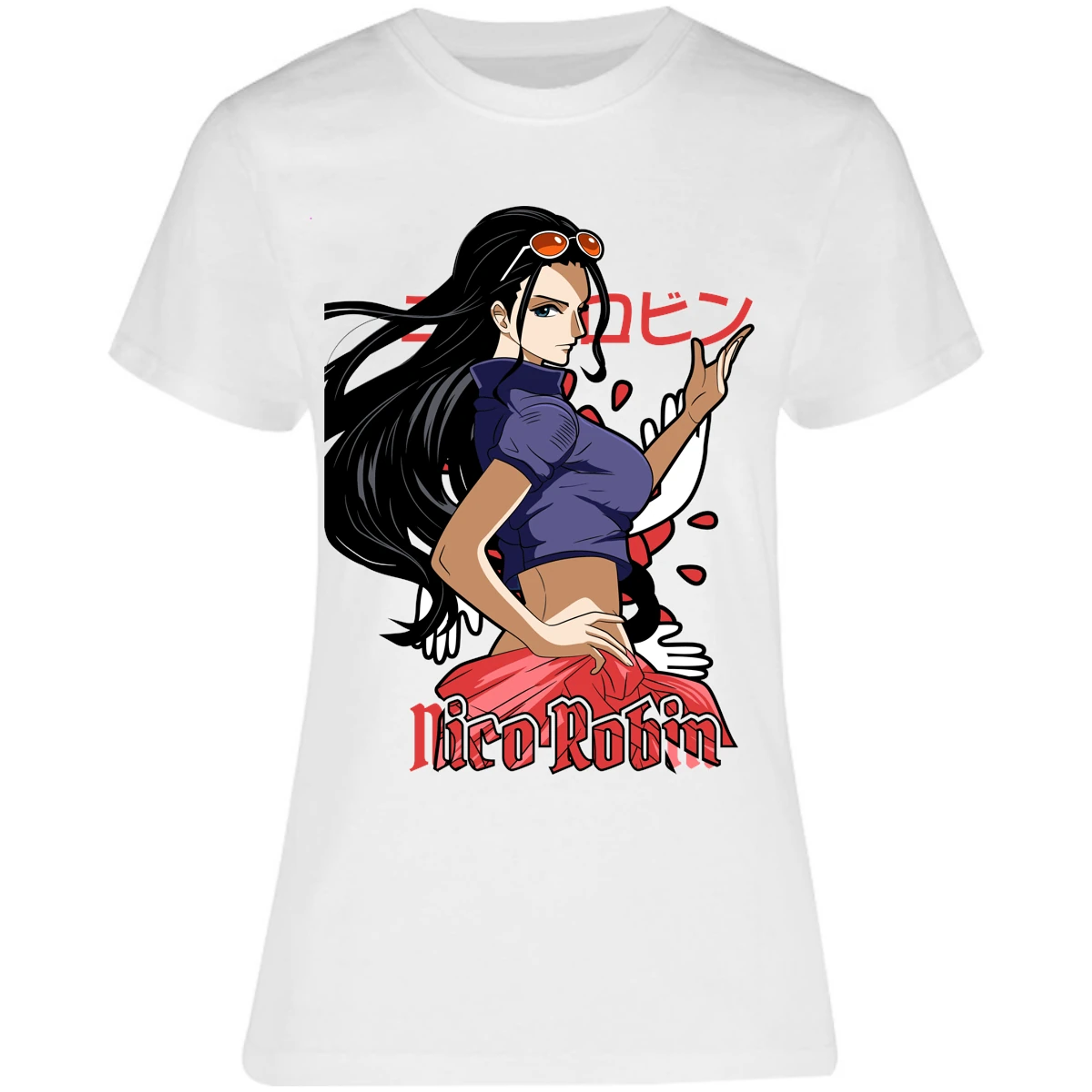 Blusa One Piece Nico Robin Blusa para Mujer 26