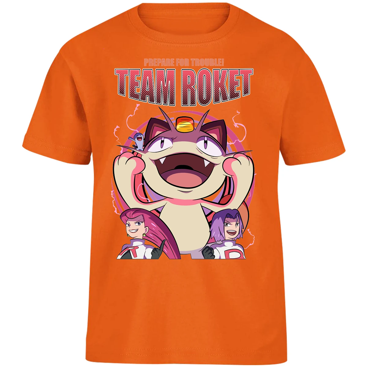 Playera Pokemon Team Rocket para Niño 17