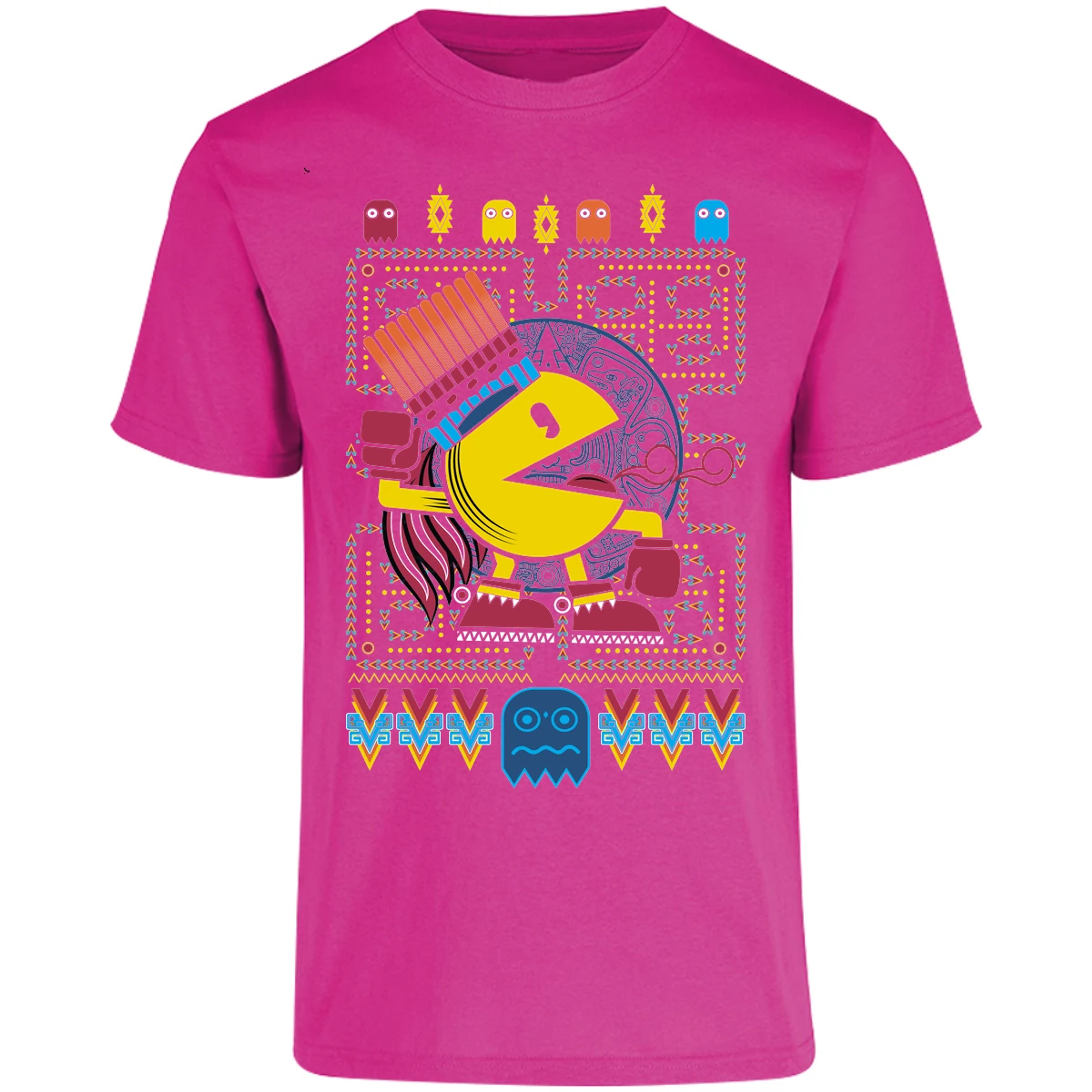 Playera Pacman Pacman Prehispanico para Adulto 15