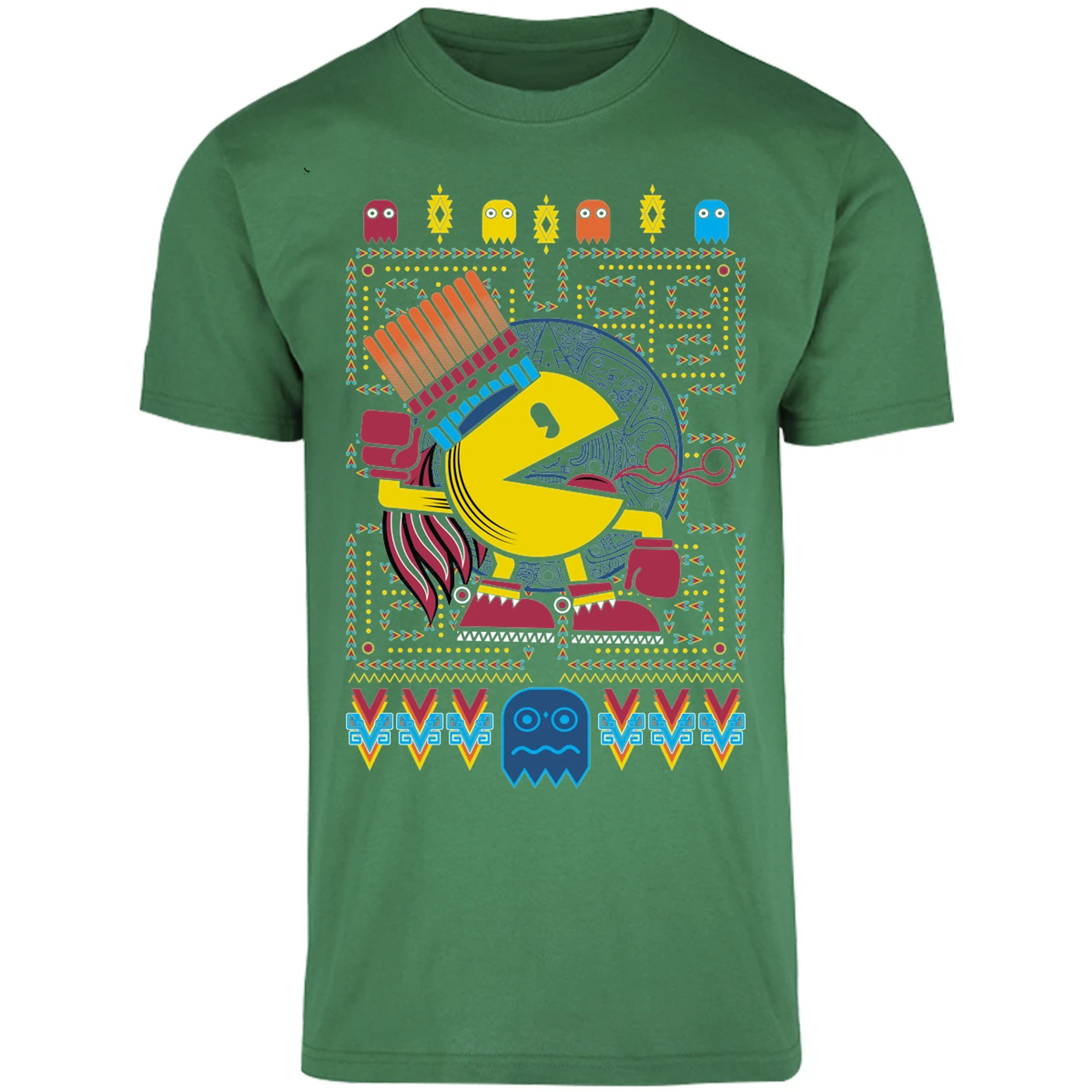 Playera Pacman Pacman Prehispanico para Adulto 12