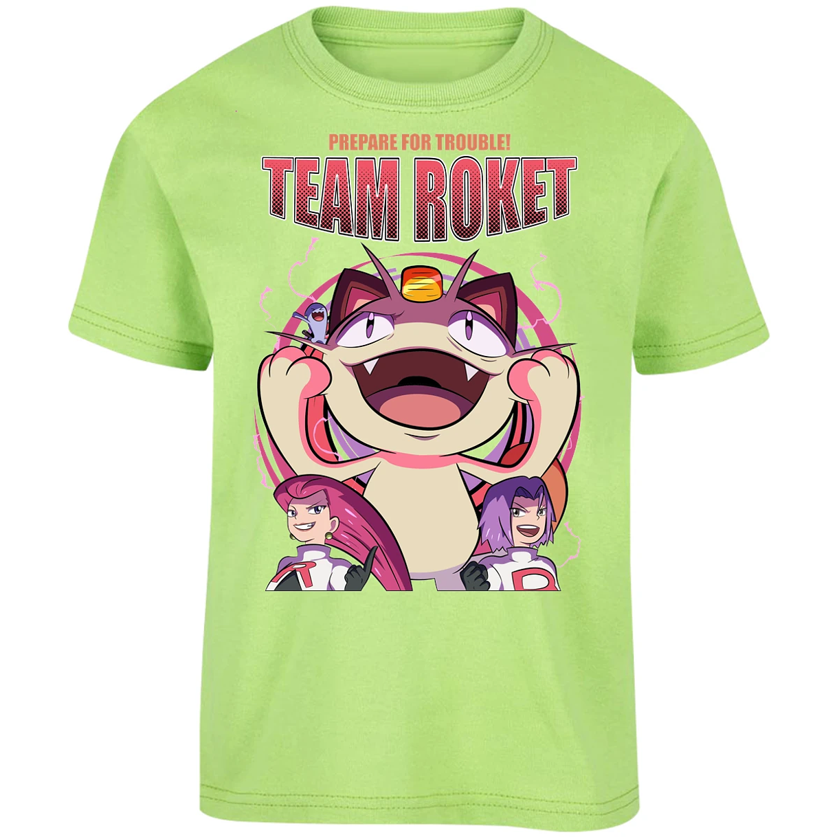 Playera Pokemon Team Rocket para Niño 9