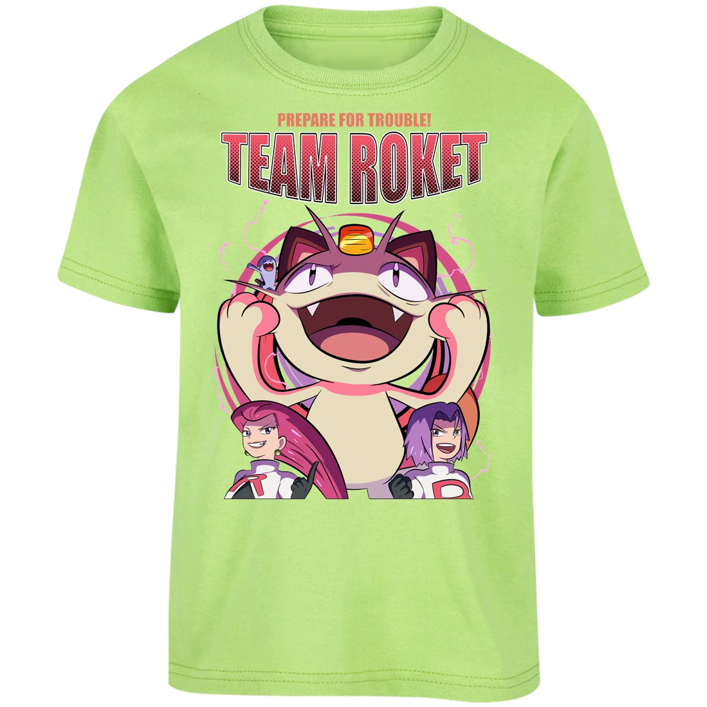 Playera Pokemon Team Rocket para Niño 9
