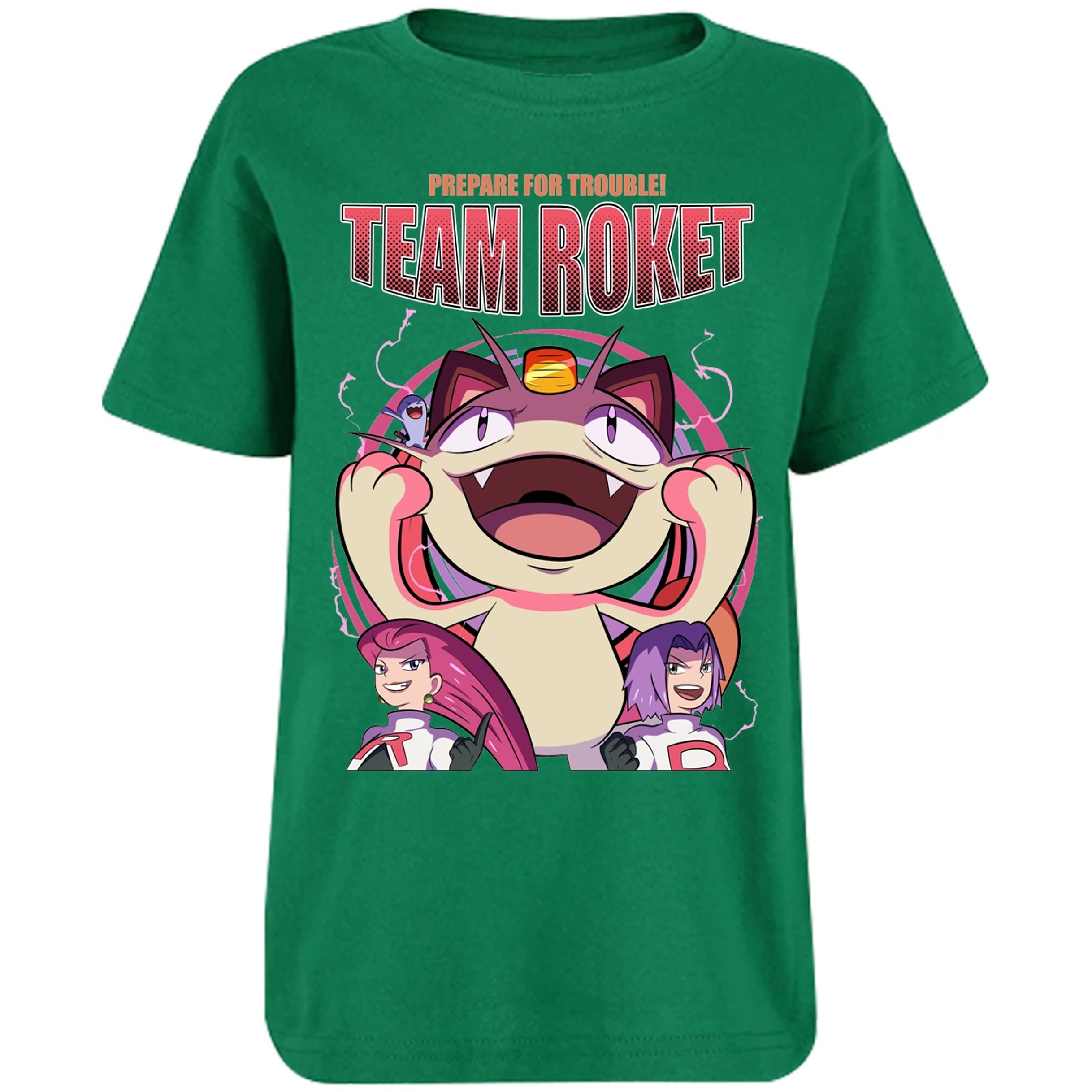 Playera Pokemon Team Rocket para Niño 8