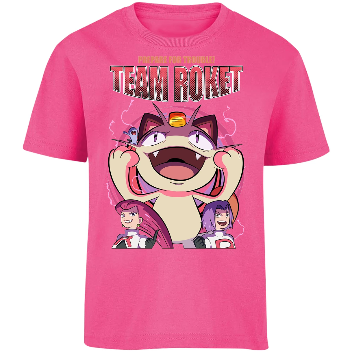 Playera Pokemon Team Rocket para Niño 4
