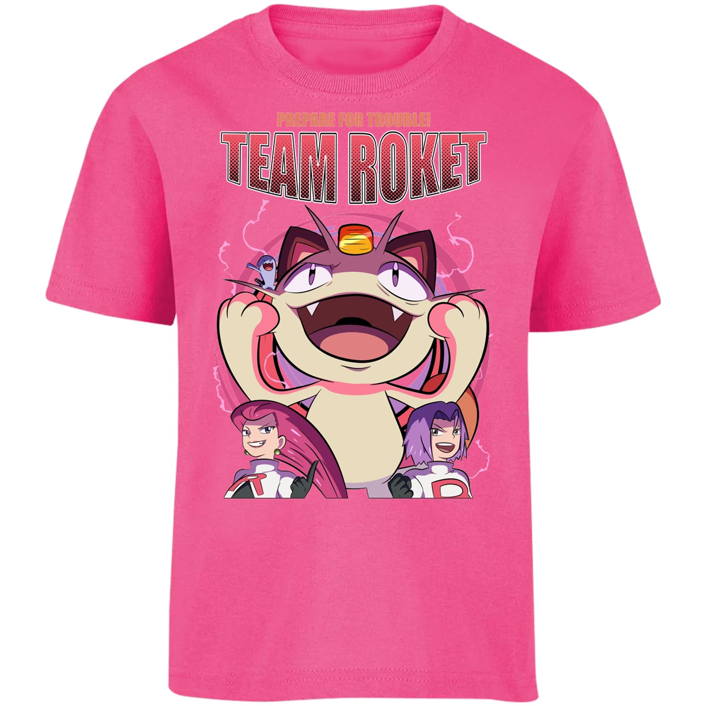 Playera Pokemon Team Rocket para Niño 4