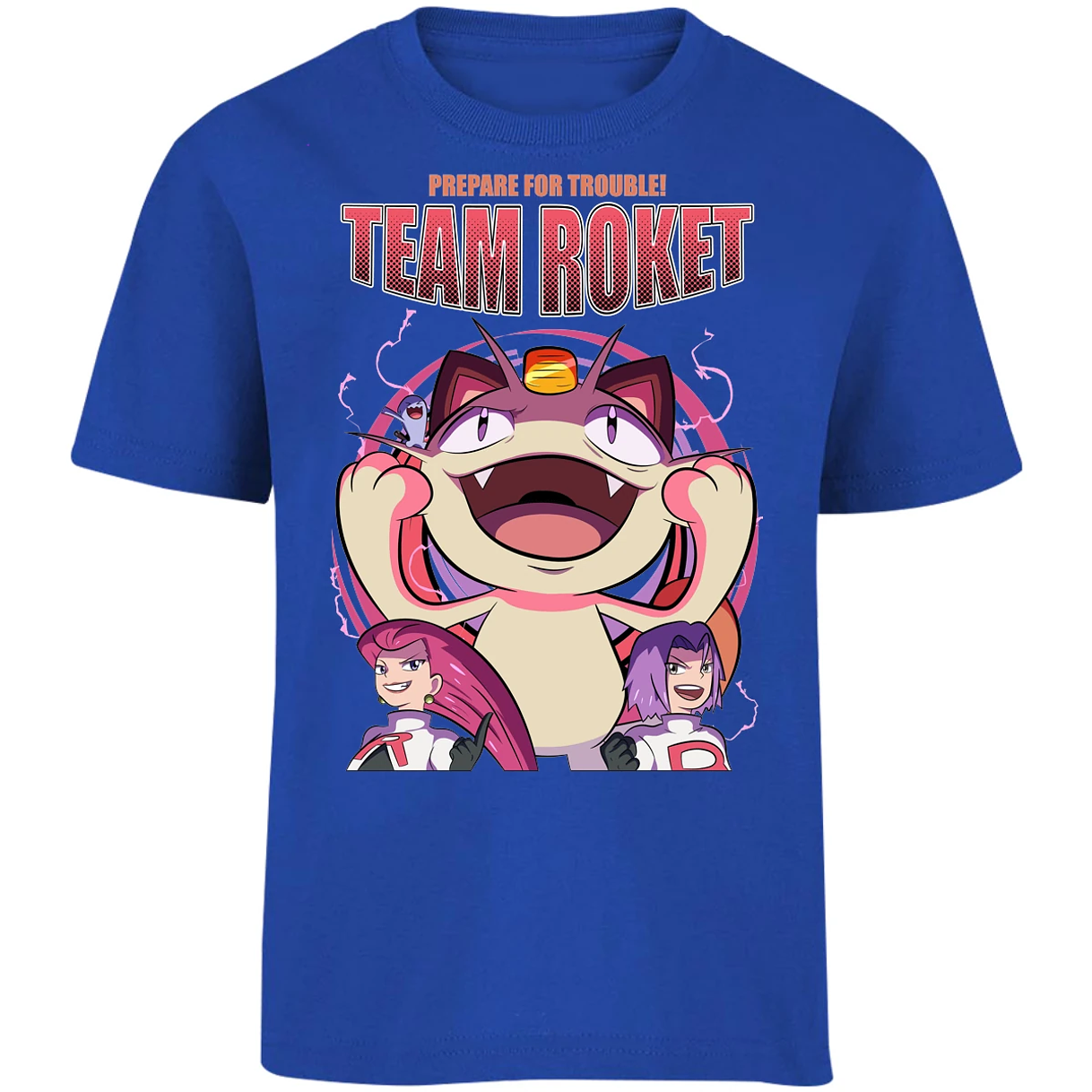 Playera Pokemon Team Rocket para Niño 11