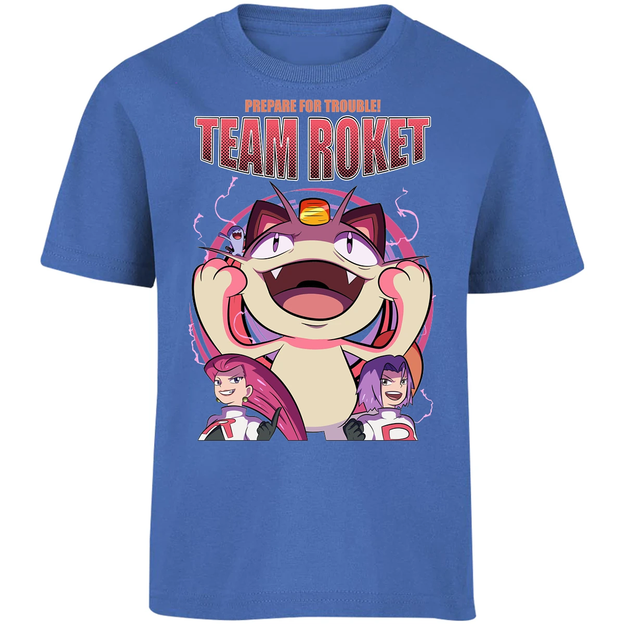 Playera Pokemon Team Rocket para Niño 15